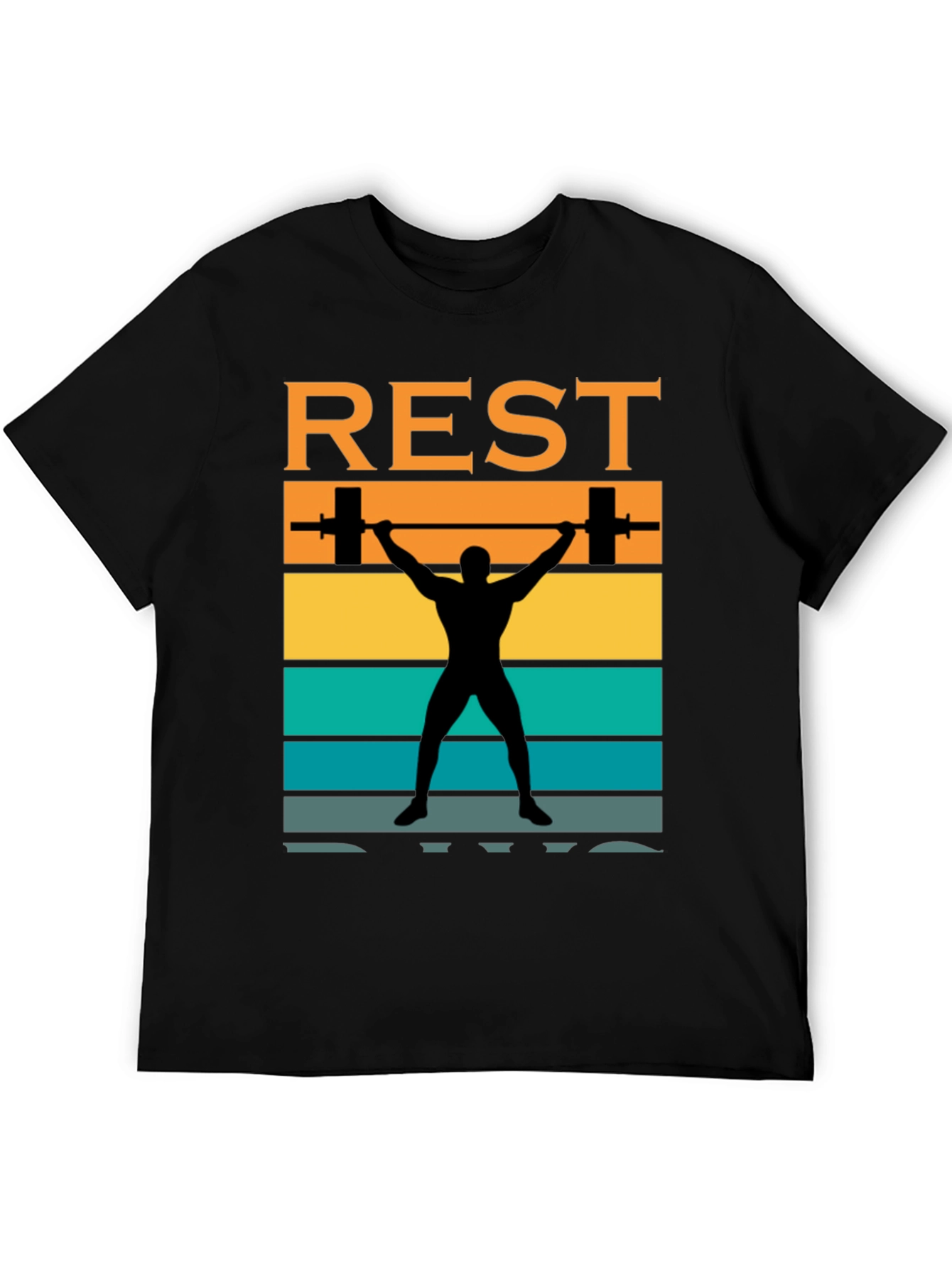 Rest Day Gym T-Shirt Weightlifting Tee