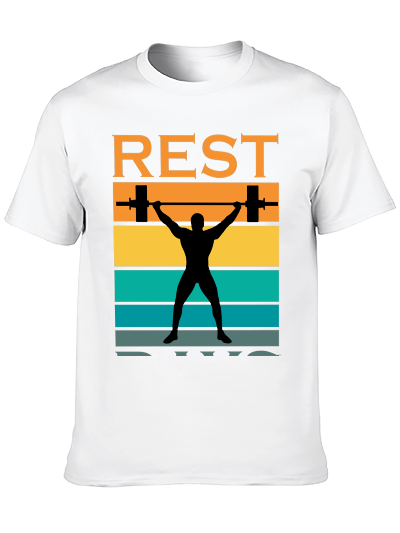 Rest Day Gym T-Shirt Weightlifting Tee