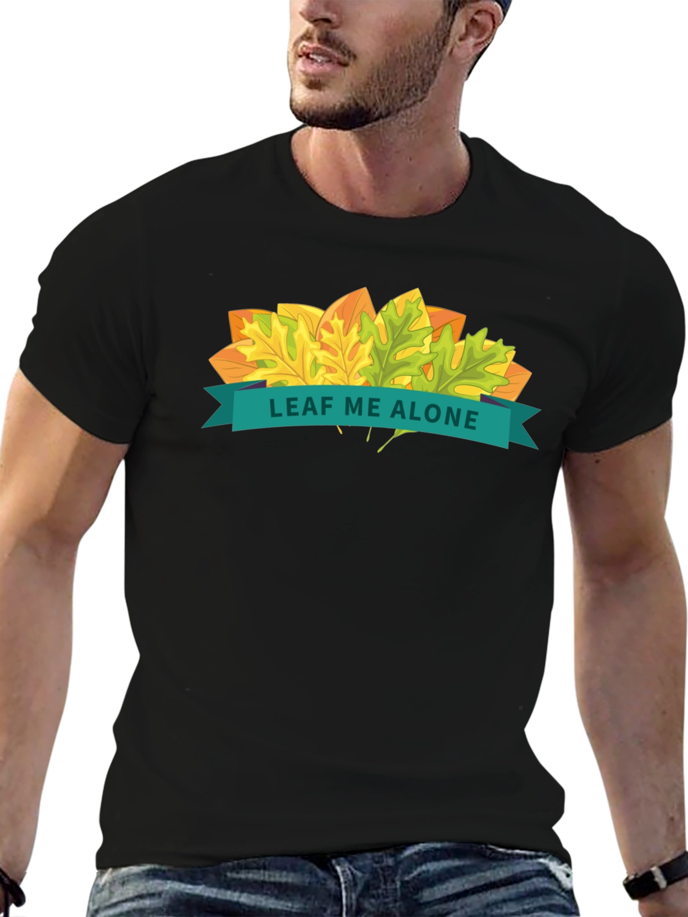 Leaf Me Alone Graphic Tee