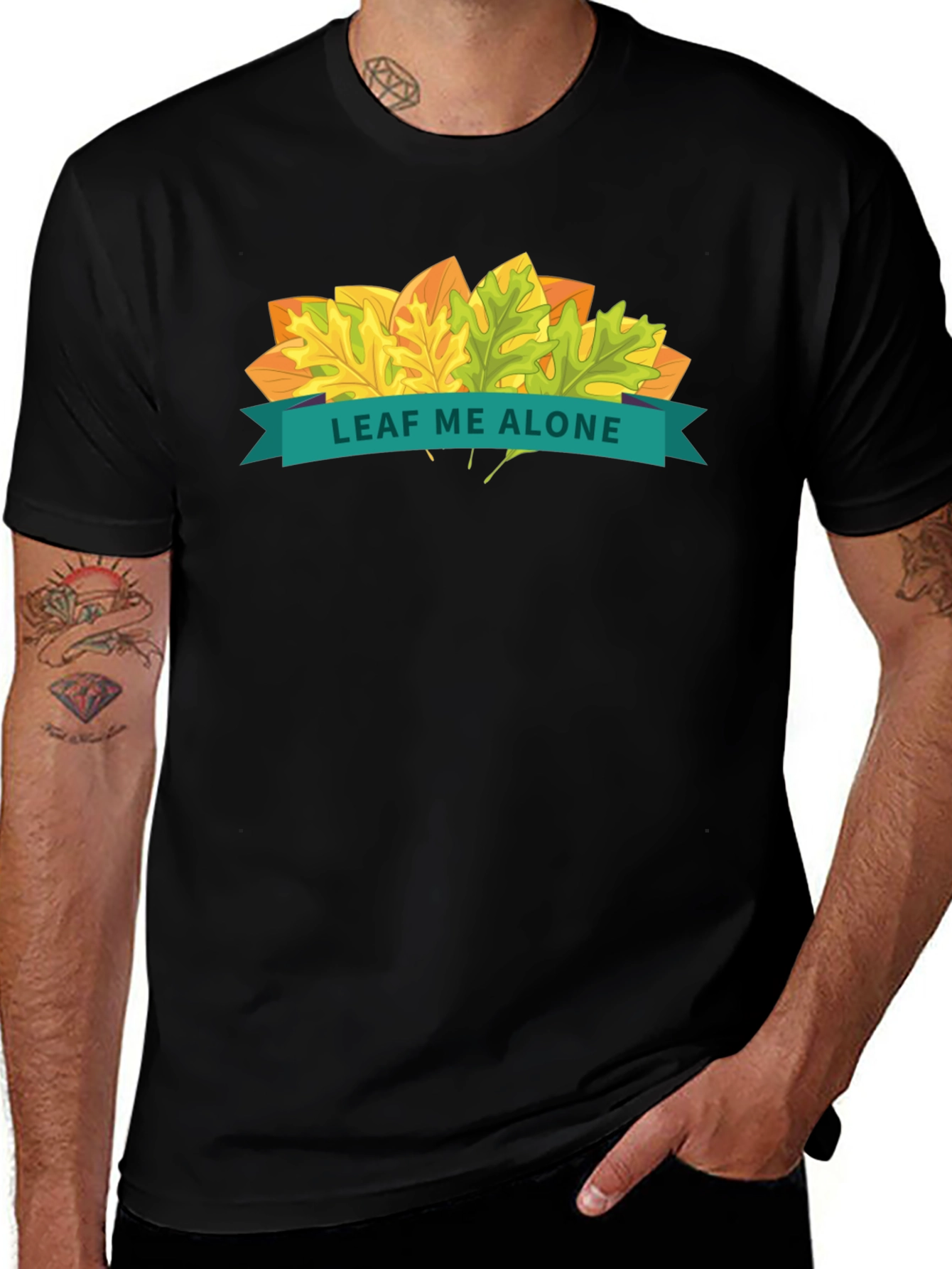 Leaf Me Alone Graphic Tee