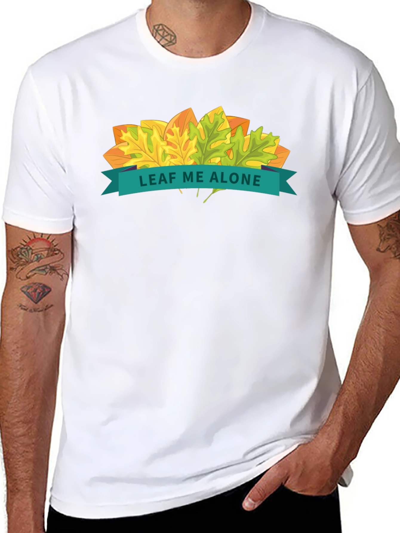 Leaf Me Alone Graphic Tee