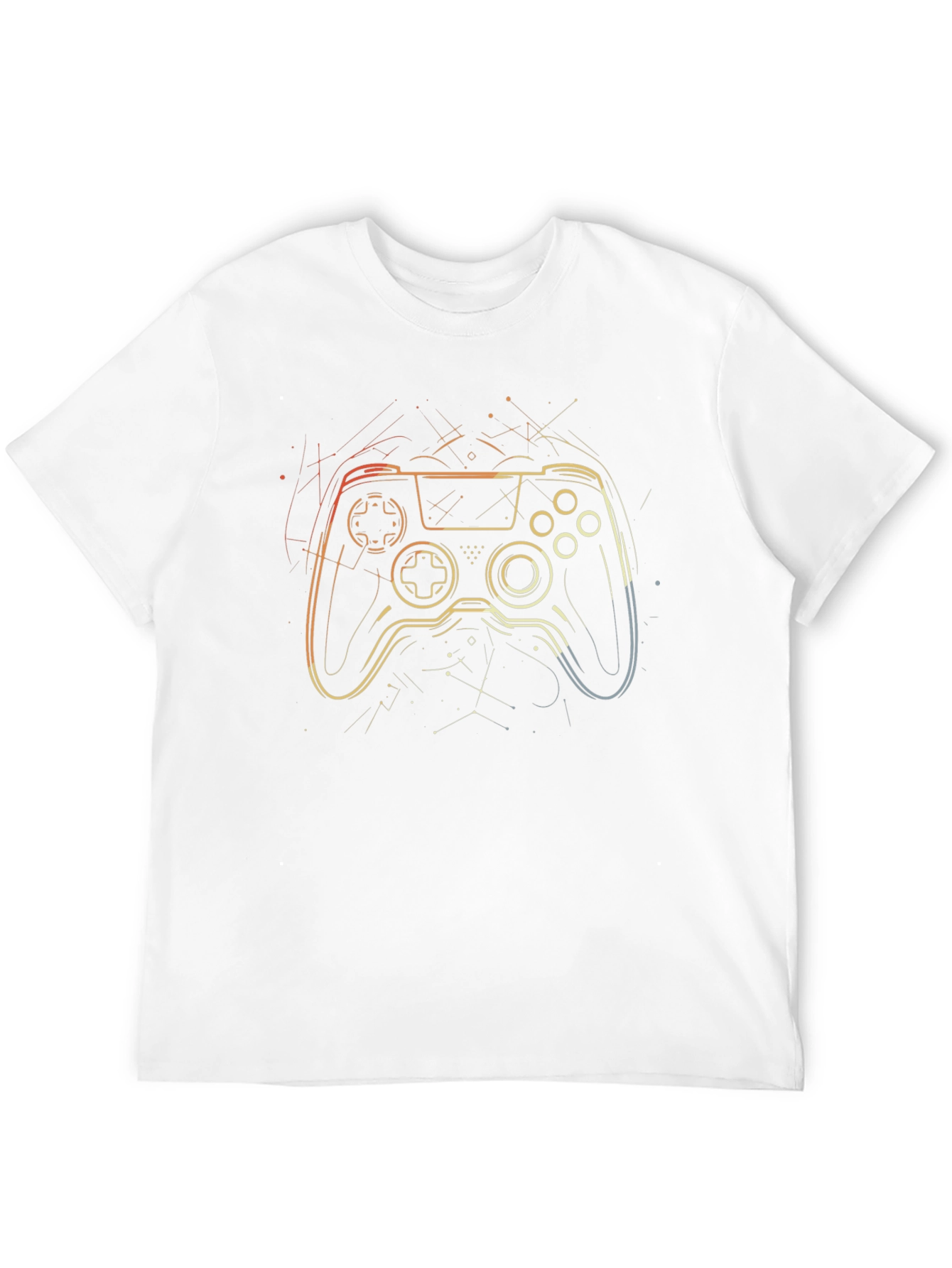 Gaming Controller Graphic Tee - Black Casual Gamer T-Shirt