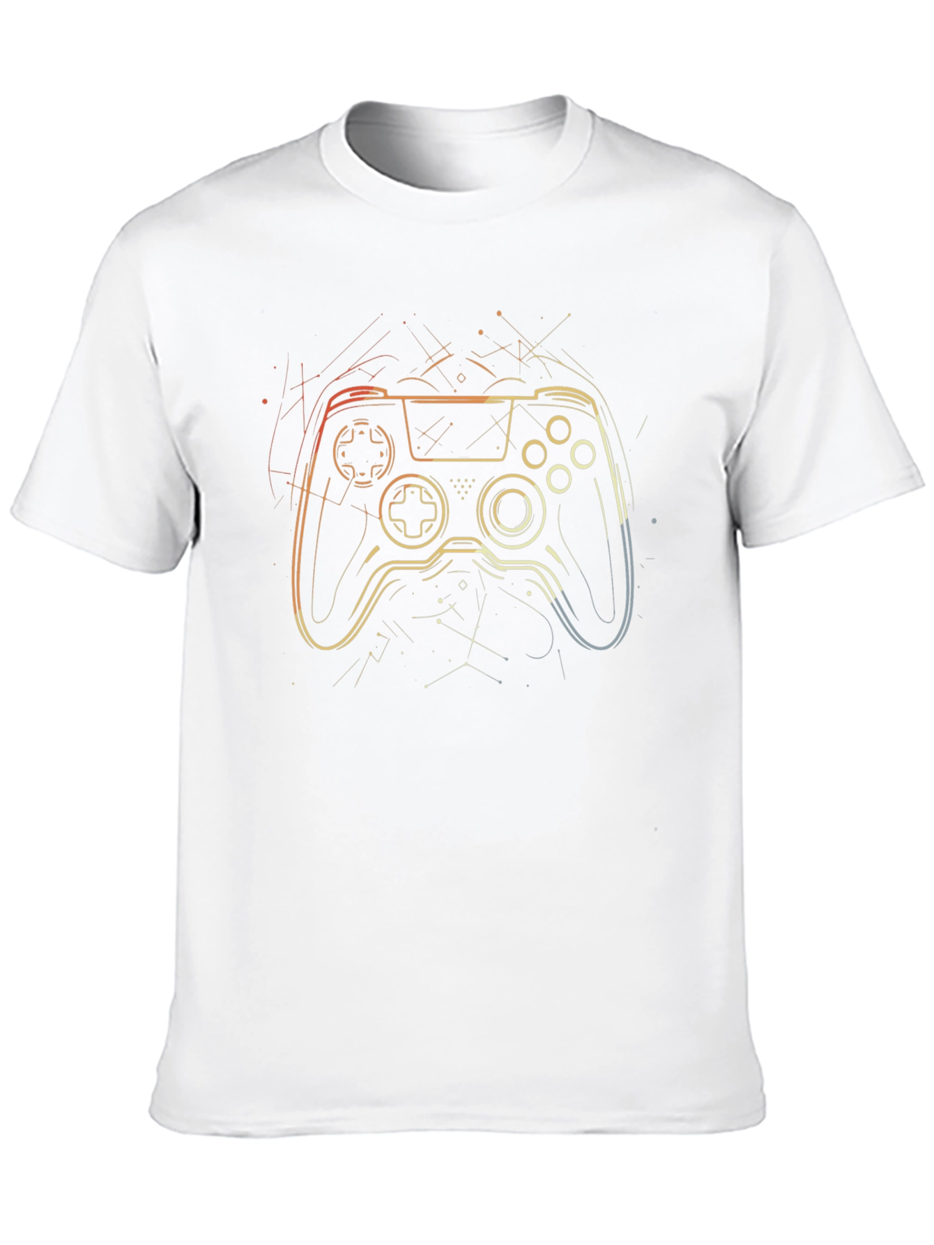 Gaming Controller Graphic Tee - Black Casual Gamer T-Shirt