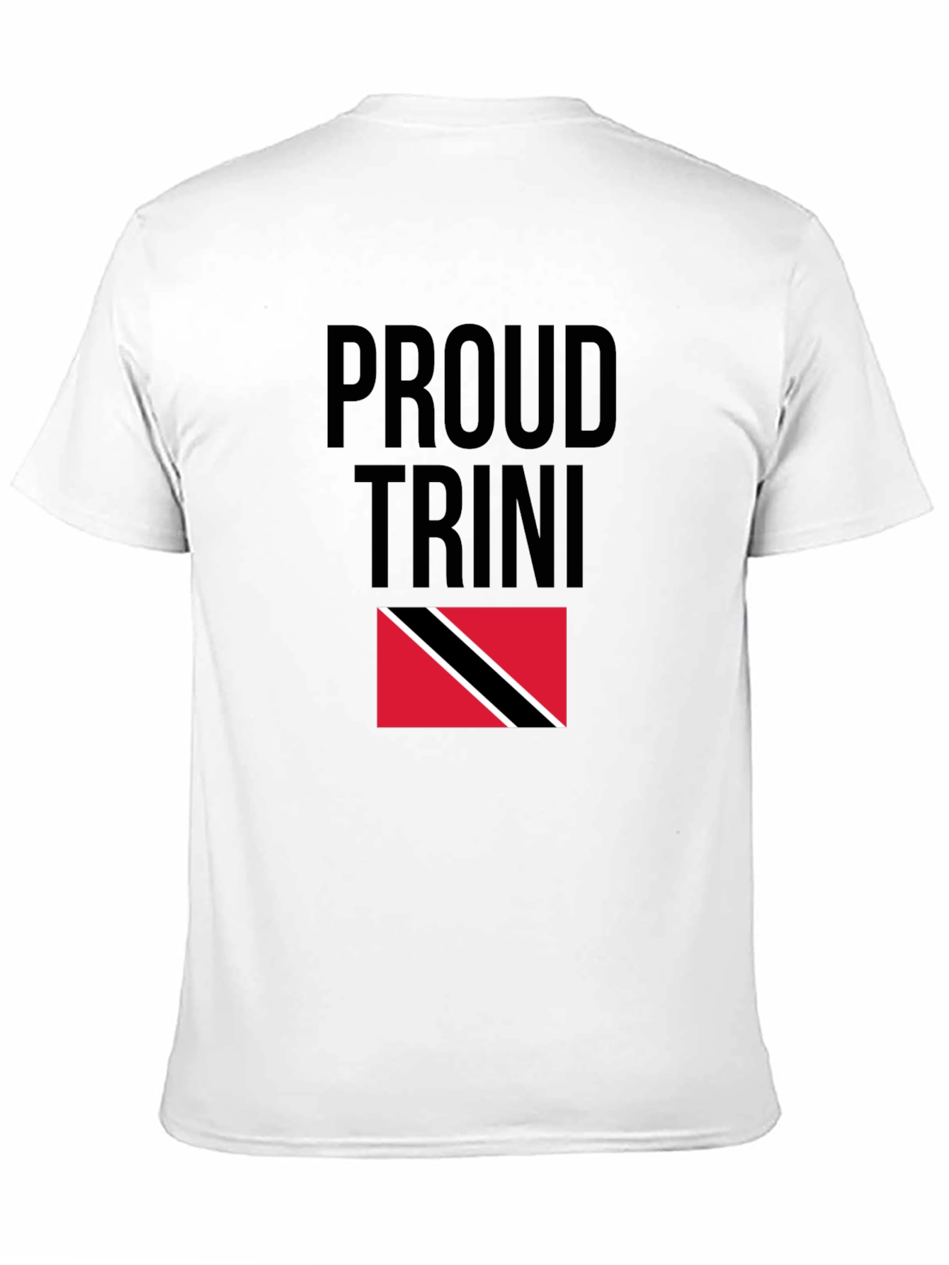 Proud Trini Black T-Shirt Trinidad & Tobago Flag Pride