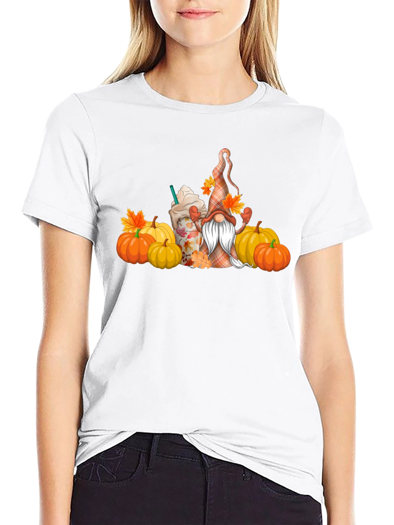 Fall Gnome Pumpkin Spice T-Shirt