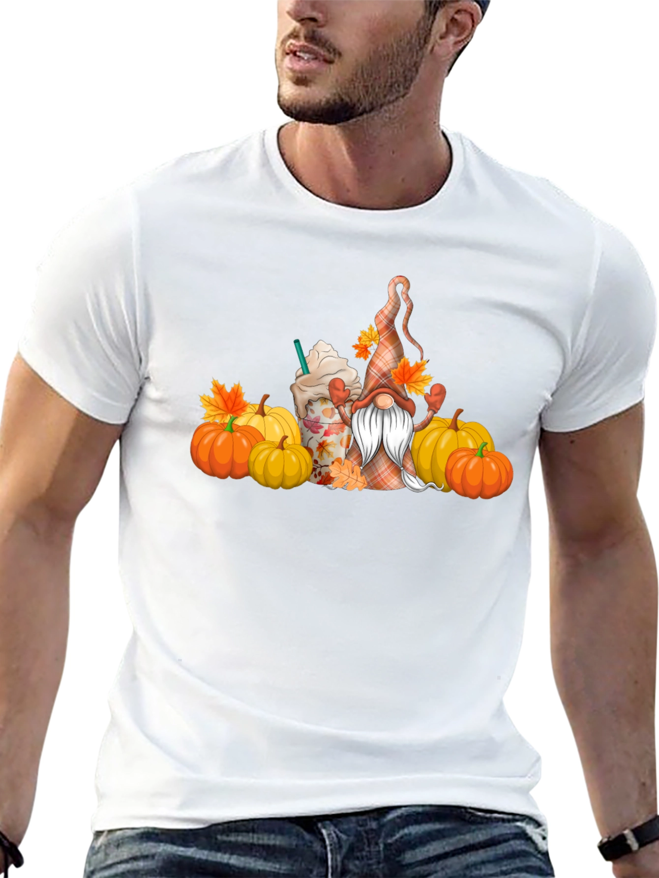 Fall Gnome Pumpkin Spice T-Shirt