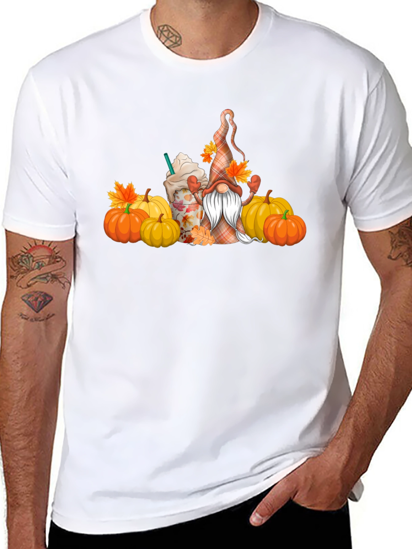 Fall Gnome Pumpkin Spice T-Shirt