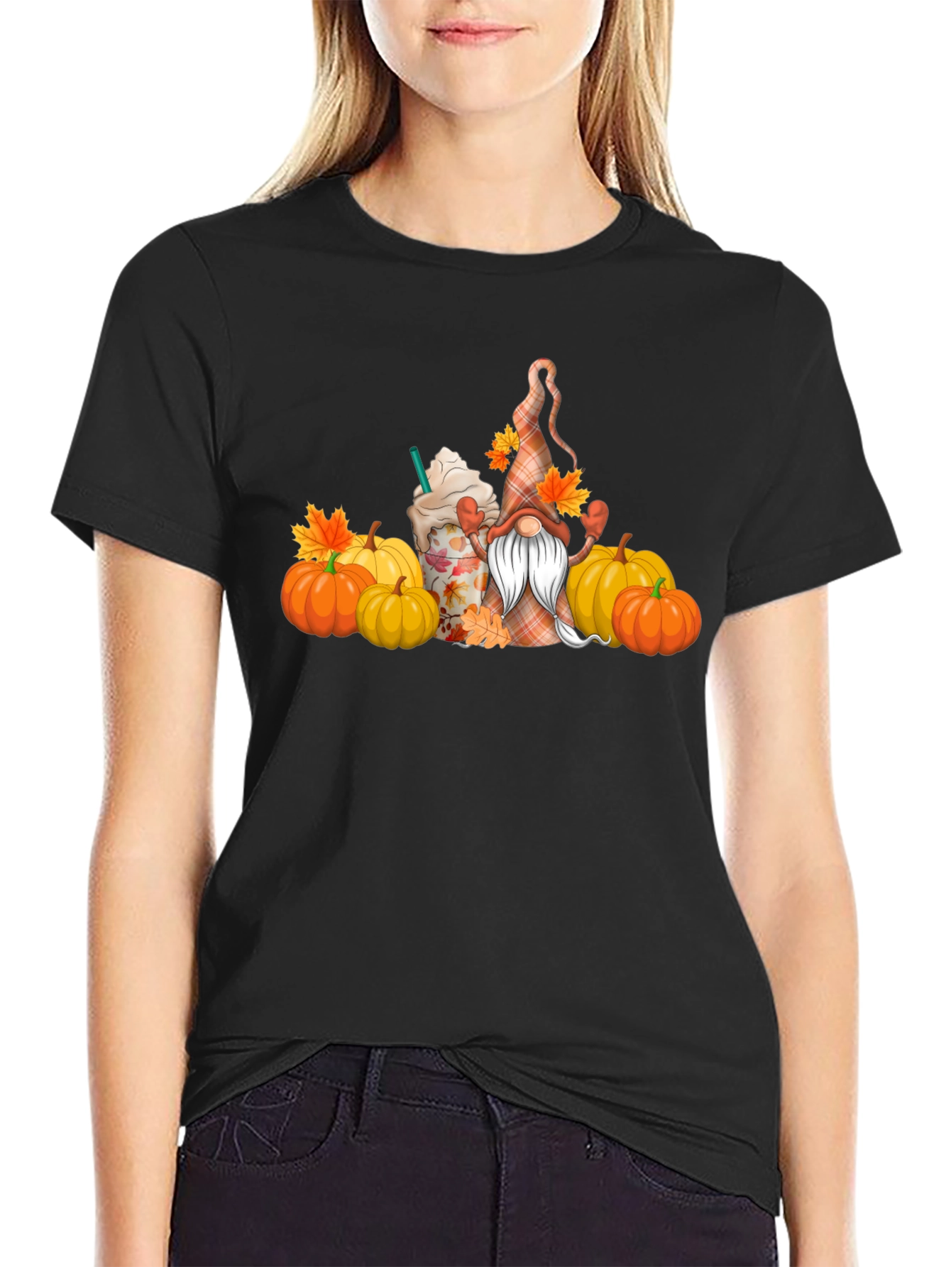 Fall Gnome Pumpkin Spice T-Shirt