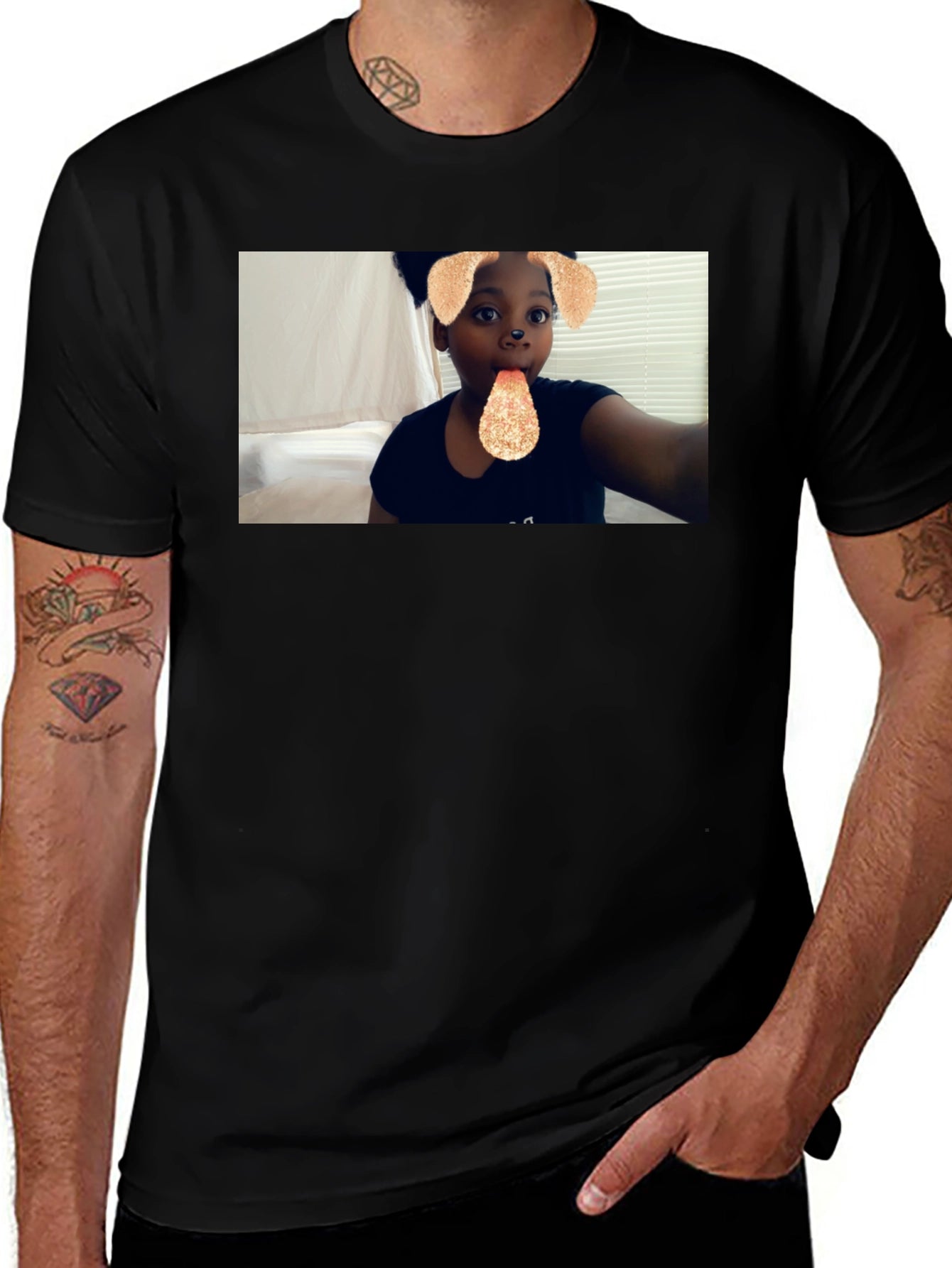 Cool Black Graphic Tee