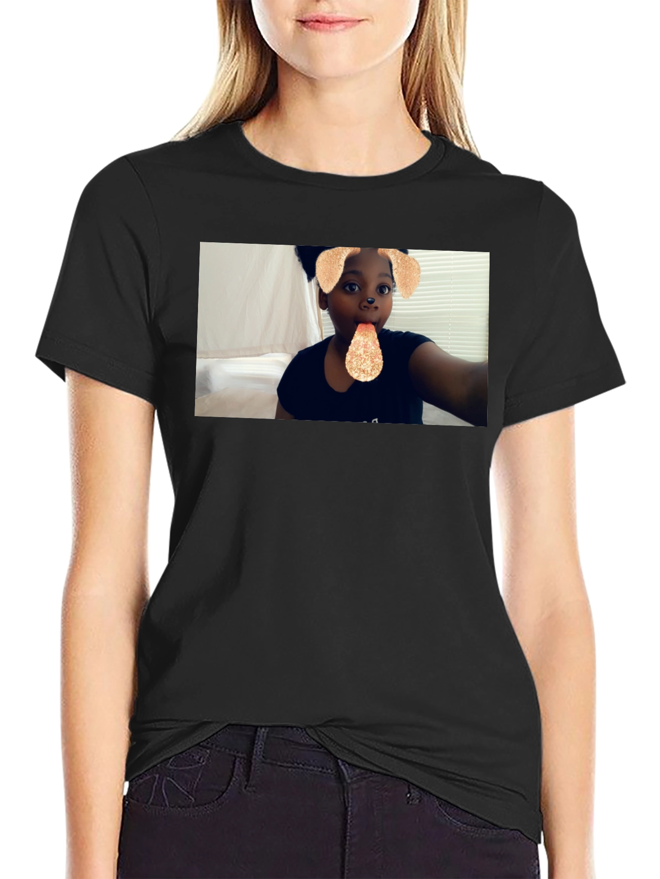 Cool Black Graphic Tee