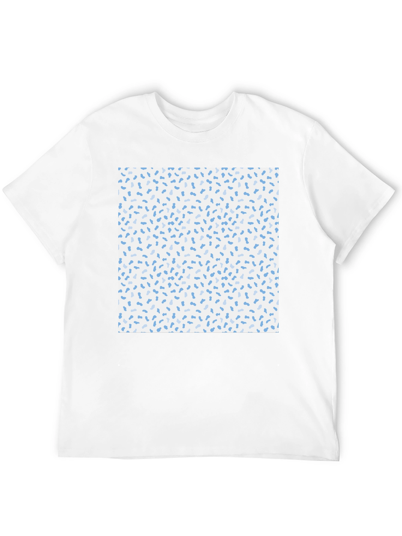 Fun Sprinkles Pattern Black T-Shirt