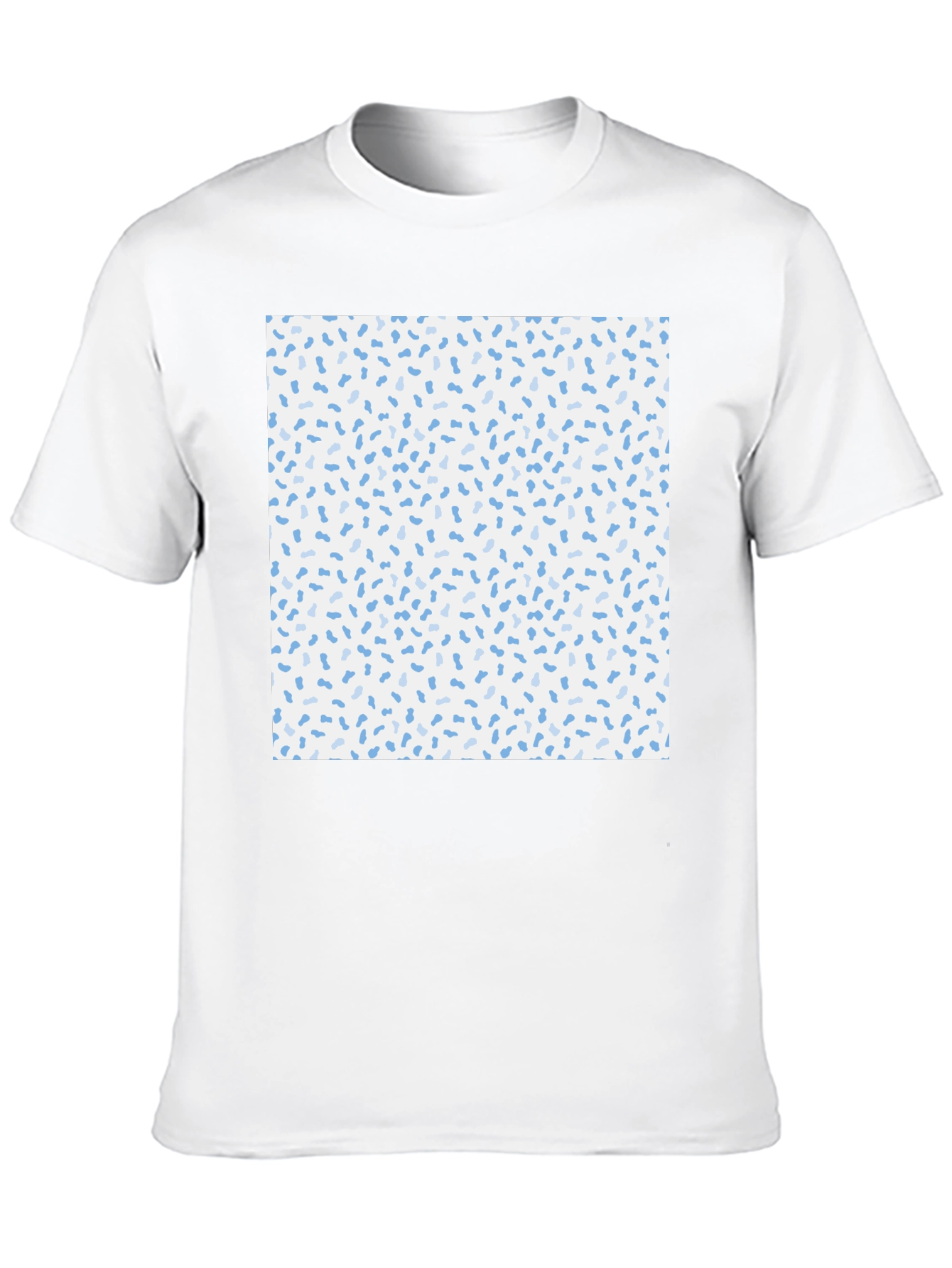Fun Sprinkles Pattern Black T-Shirt