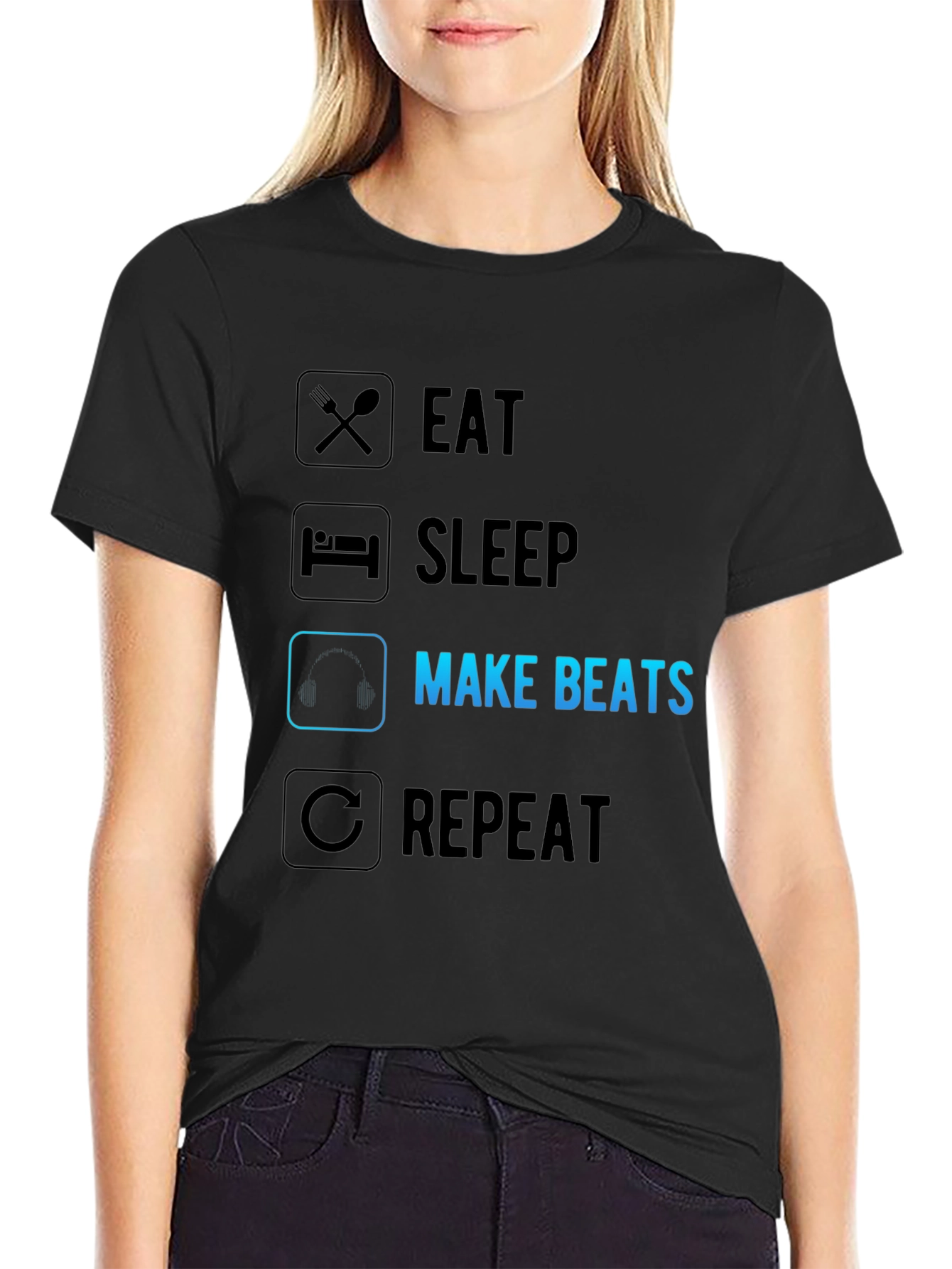 Eat Sleep Make Beats Repeat T-Shirt