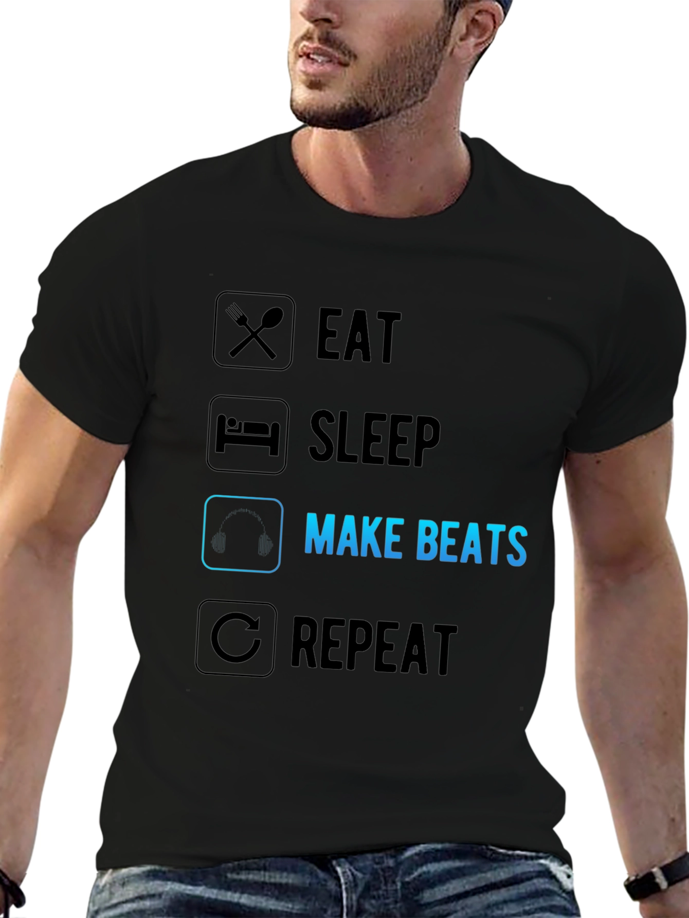 Eat Sleep Make Beats Repeat T-Shirt