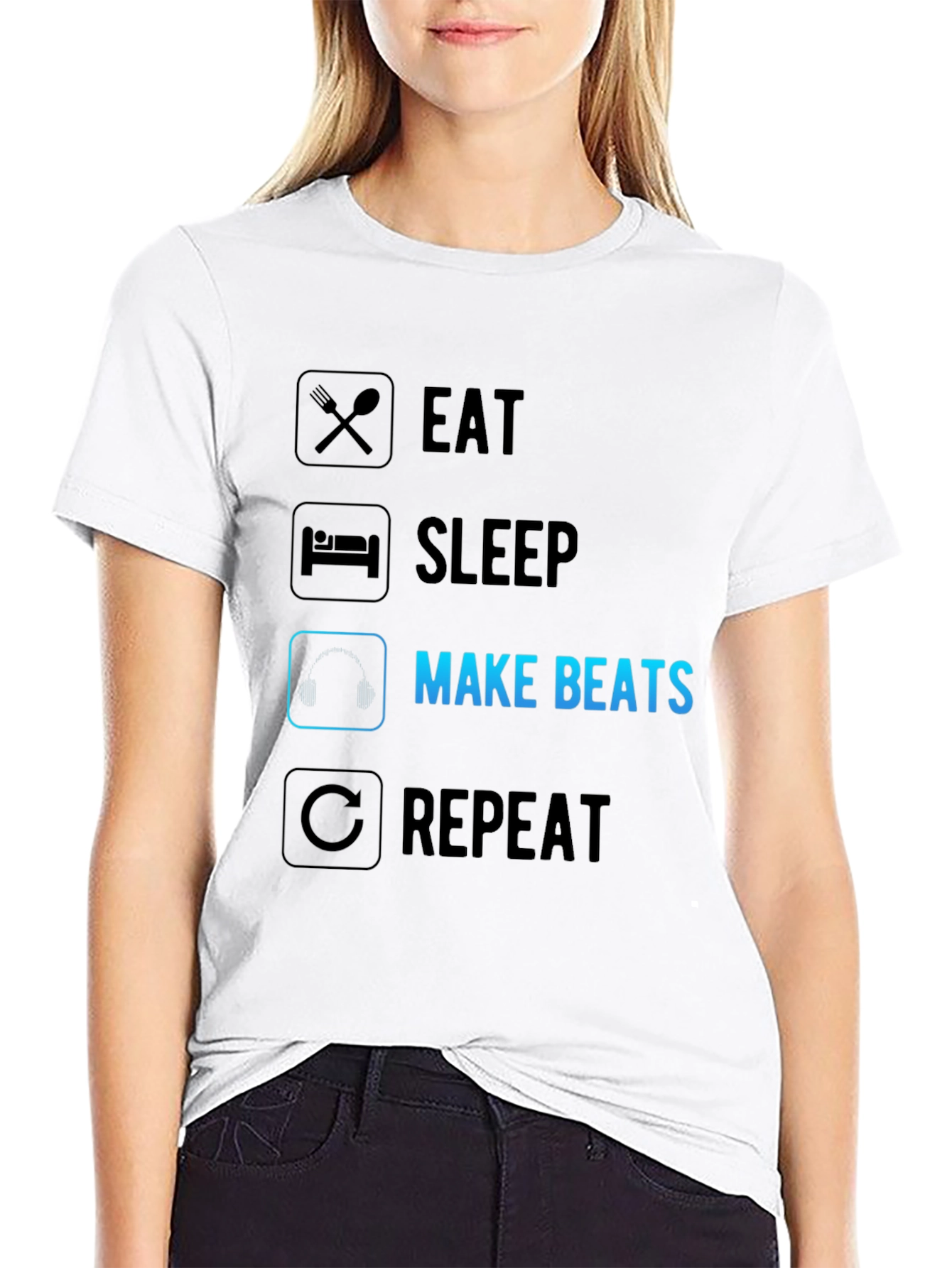 Eat Sleep Make Beats Repeat T-Shirt