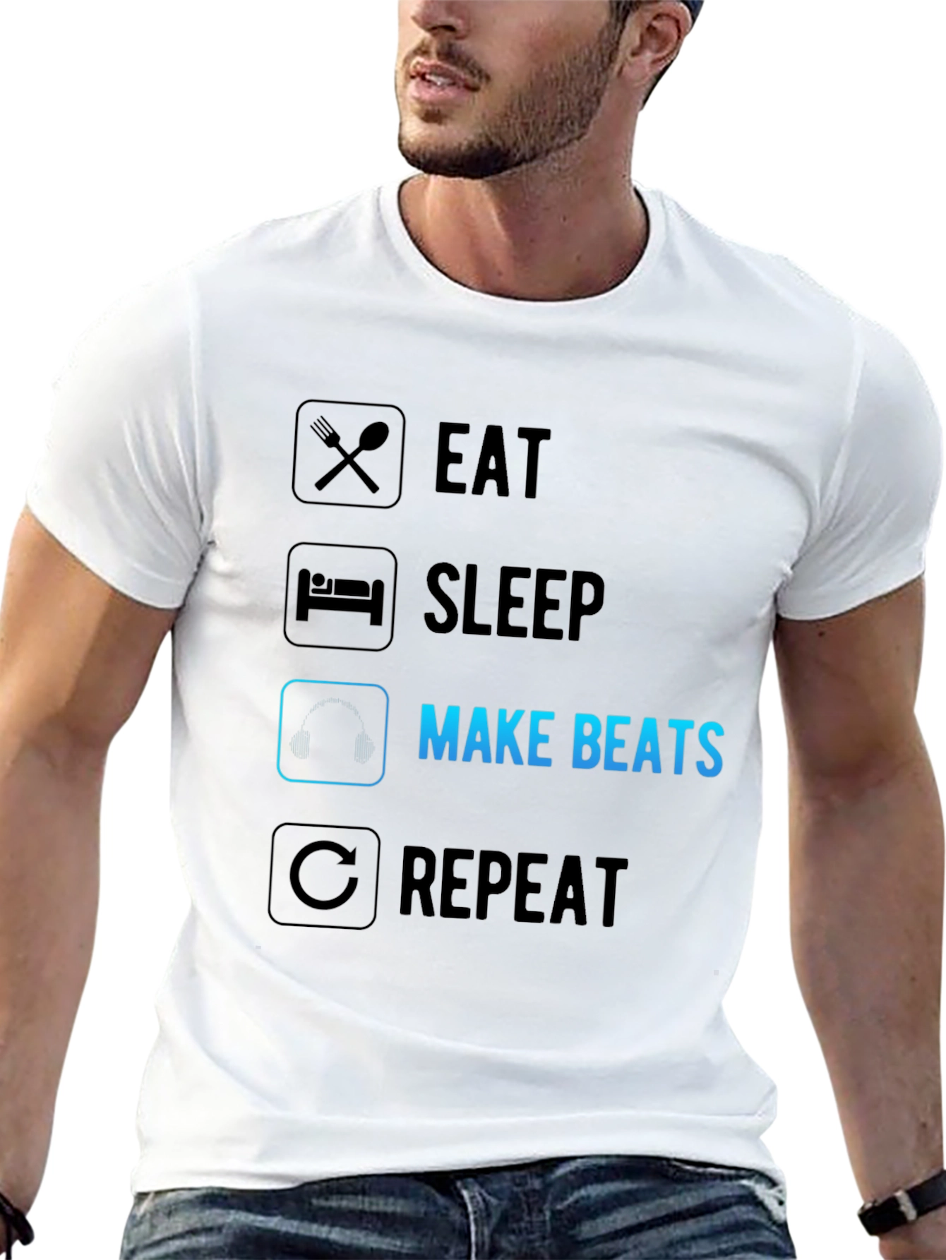 Eat Sleep Make Beats Repeat T-Shirt