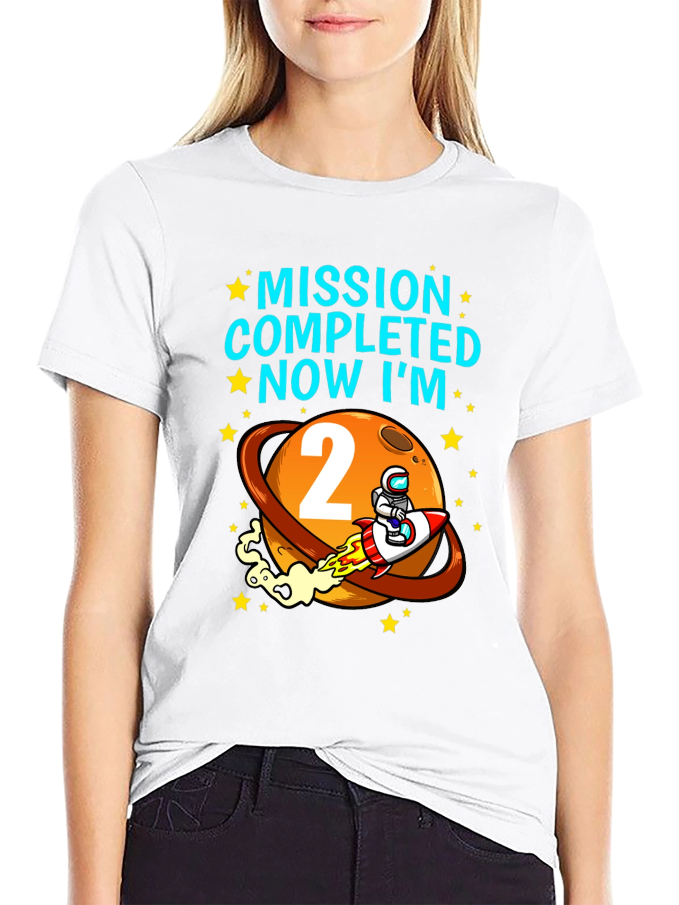 Mission Complete 2nd Birthday T-Shirt