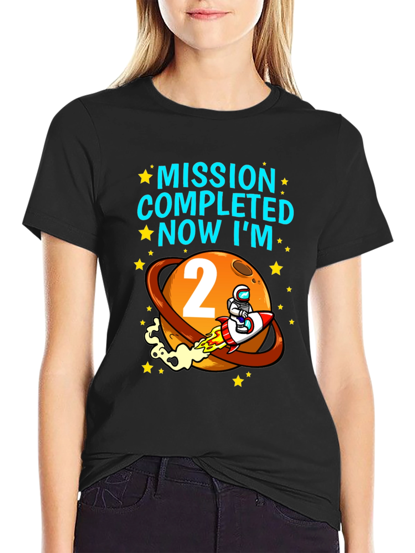 Mission Complete 2nd Birthday T-Shirt