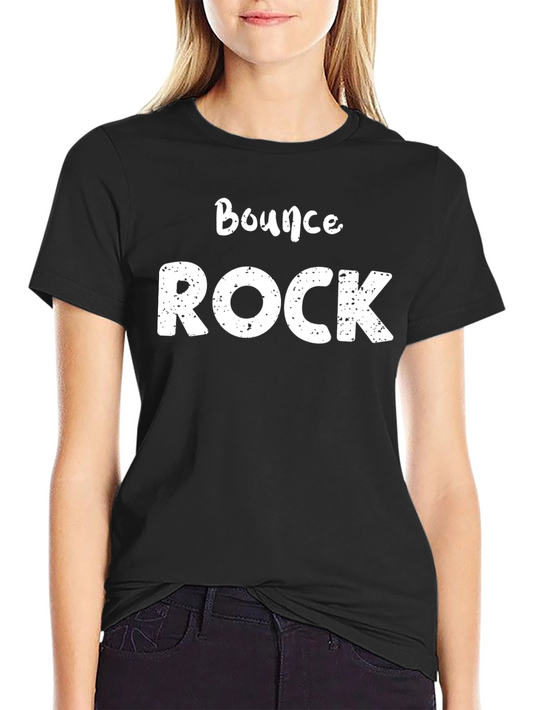 Bounce Rock Graphic Tee - Stylish Mens Black T-Shirt