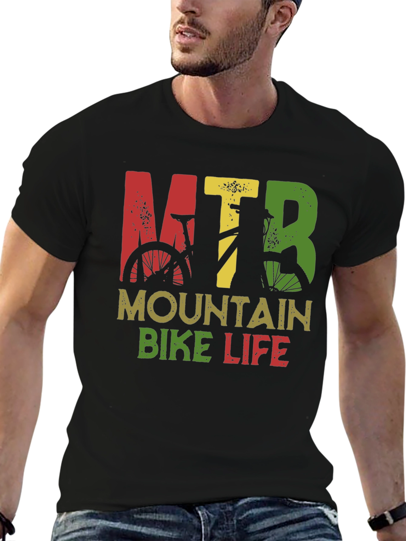 MTB Mountain Bike Life Graphic T-Shirt