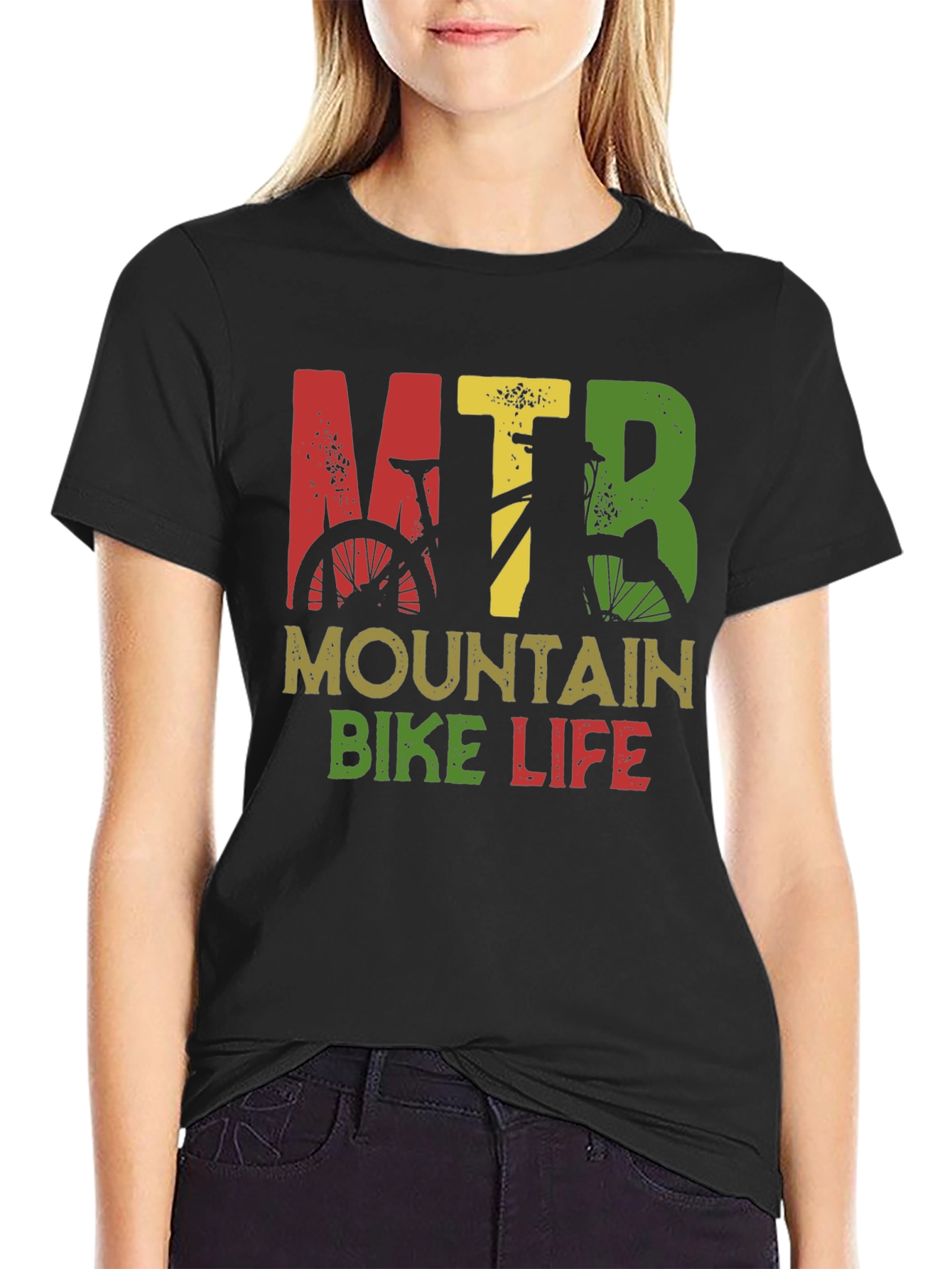 MTB Mountain Bike Life Graphic T-Shirt