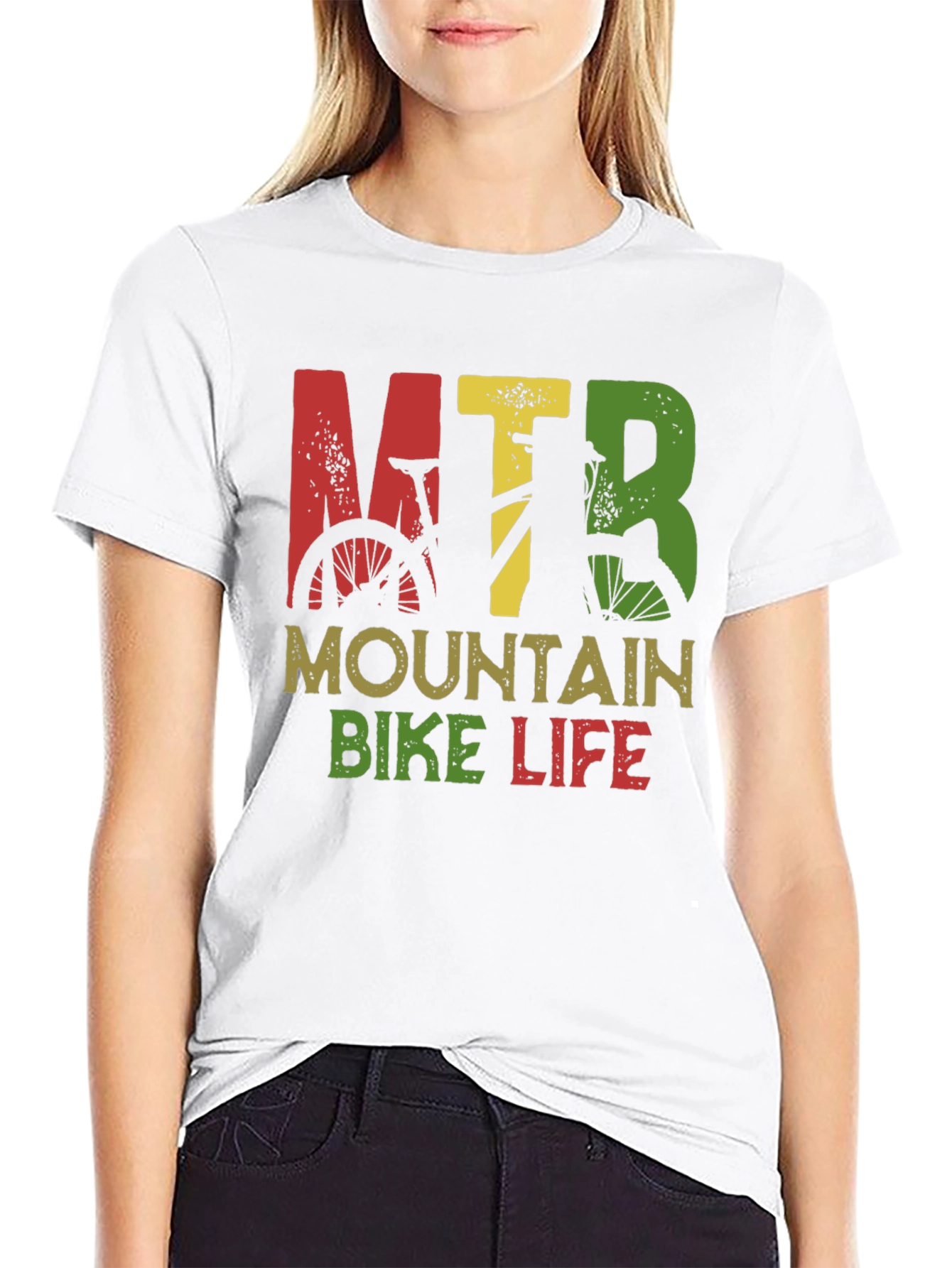 MTB Mountain Bike Life Graphic T-Shirt