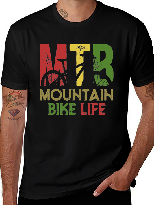 MTB Mountain Bike Life Graphic T-Shirt