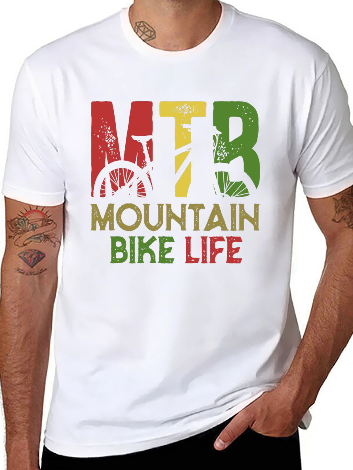 MTB Mountain Bike Life Graphic T-Shirt