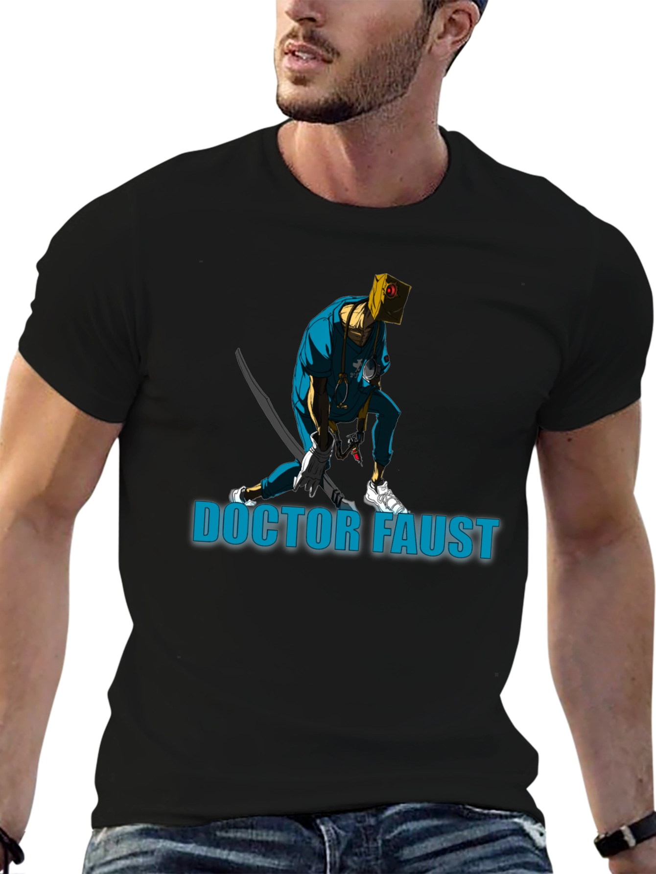 Doctor Faust Graphic Tee - Unique Anime Style