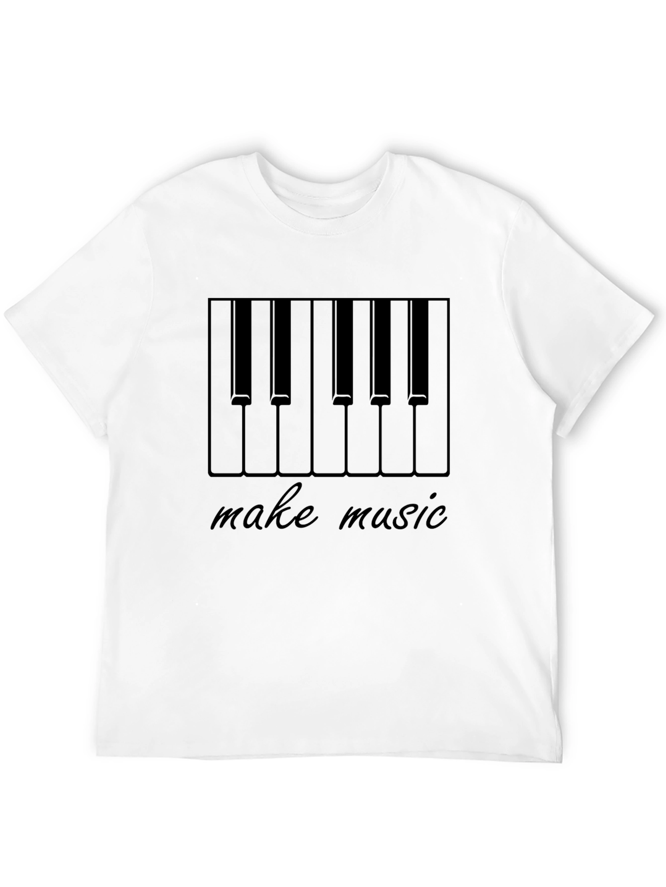 Make Music Piano Keys T-Shirt