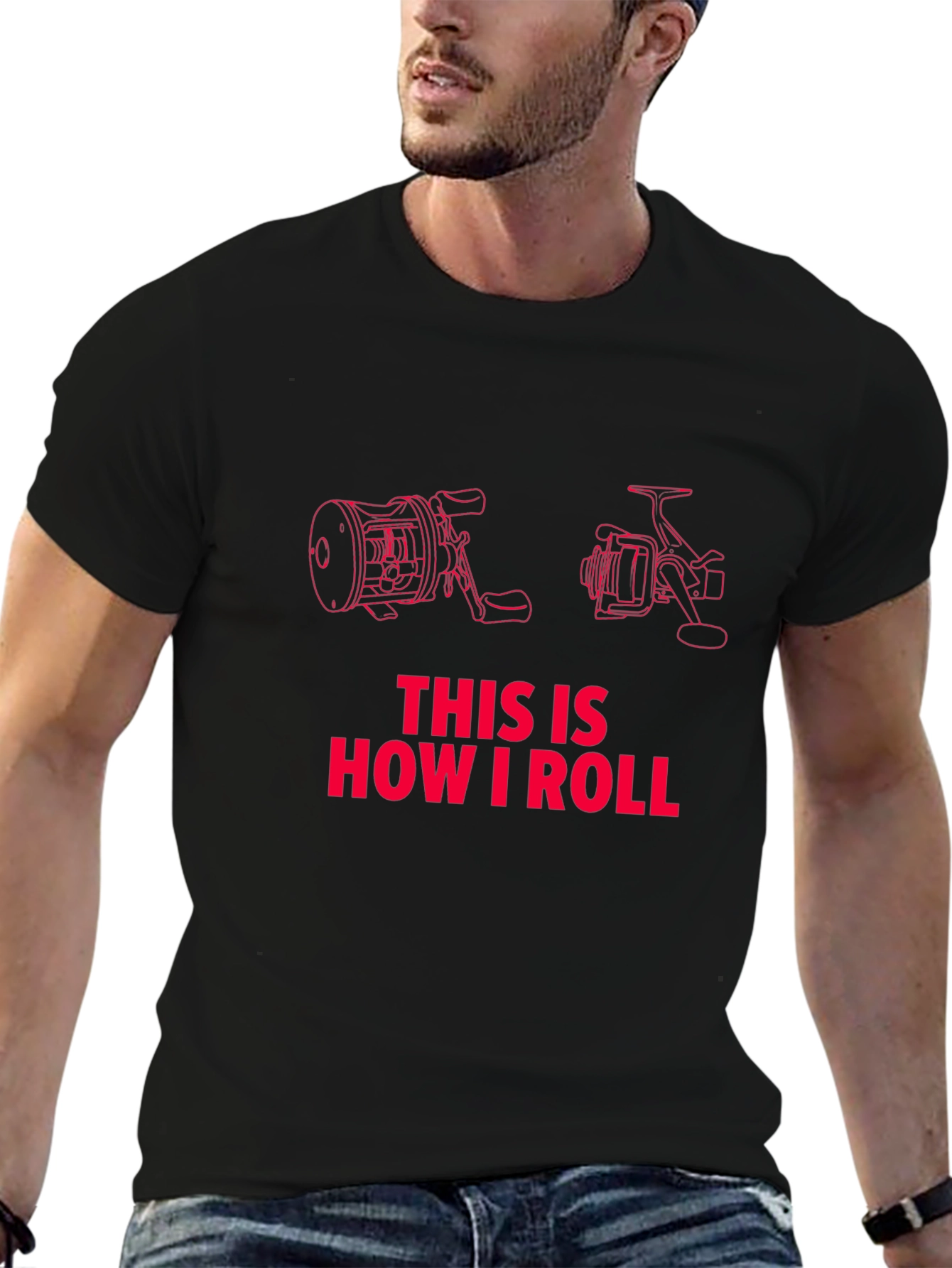 Fishing Reel T-Shirt - How I Roll!