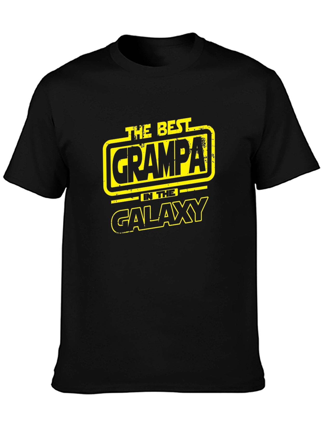 The Best Grampa in the Galaxy Black T-Shirt