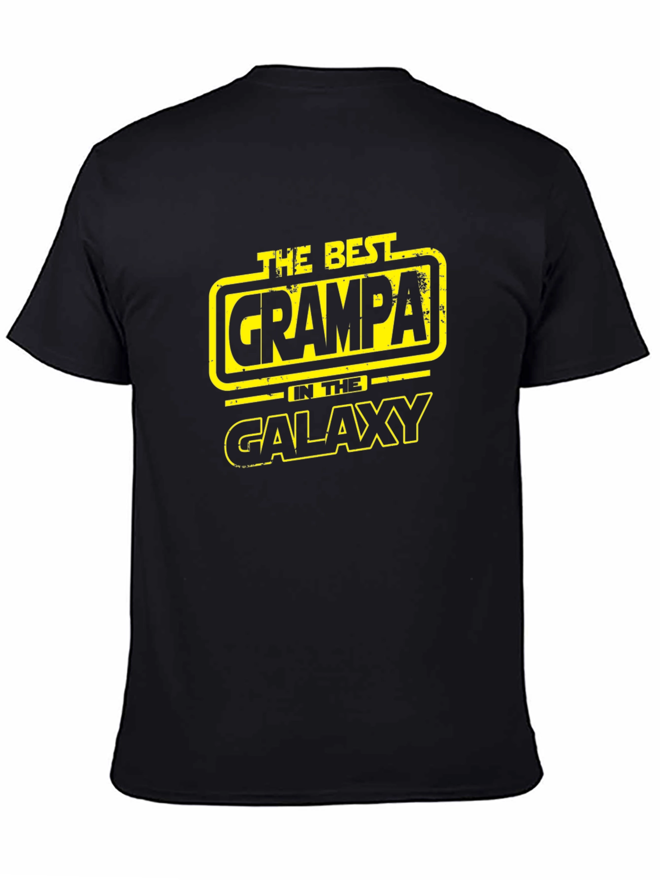 The Best Grampa in the Galaxy Black T-Shirt