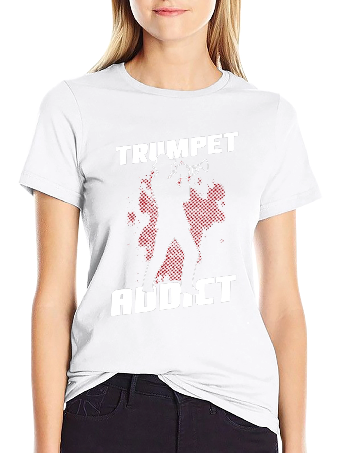 Trumpet Addict Graphic Tee - Musician T-Shirt