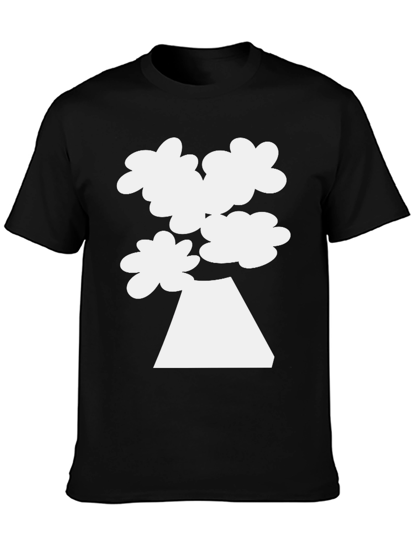 Mount Fuji Cloud Tee - Black Graphic T-Shirt
