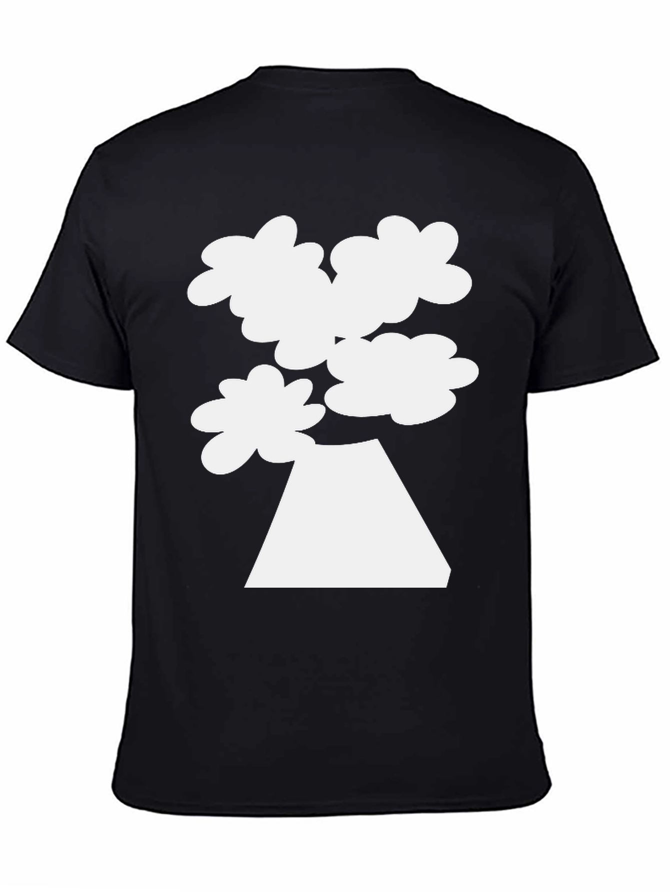 Mount Fuji Cloud Tee - Black Graphic T-Shirt