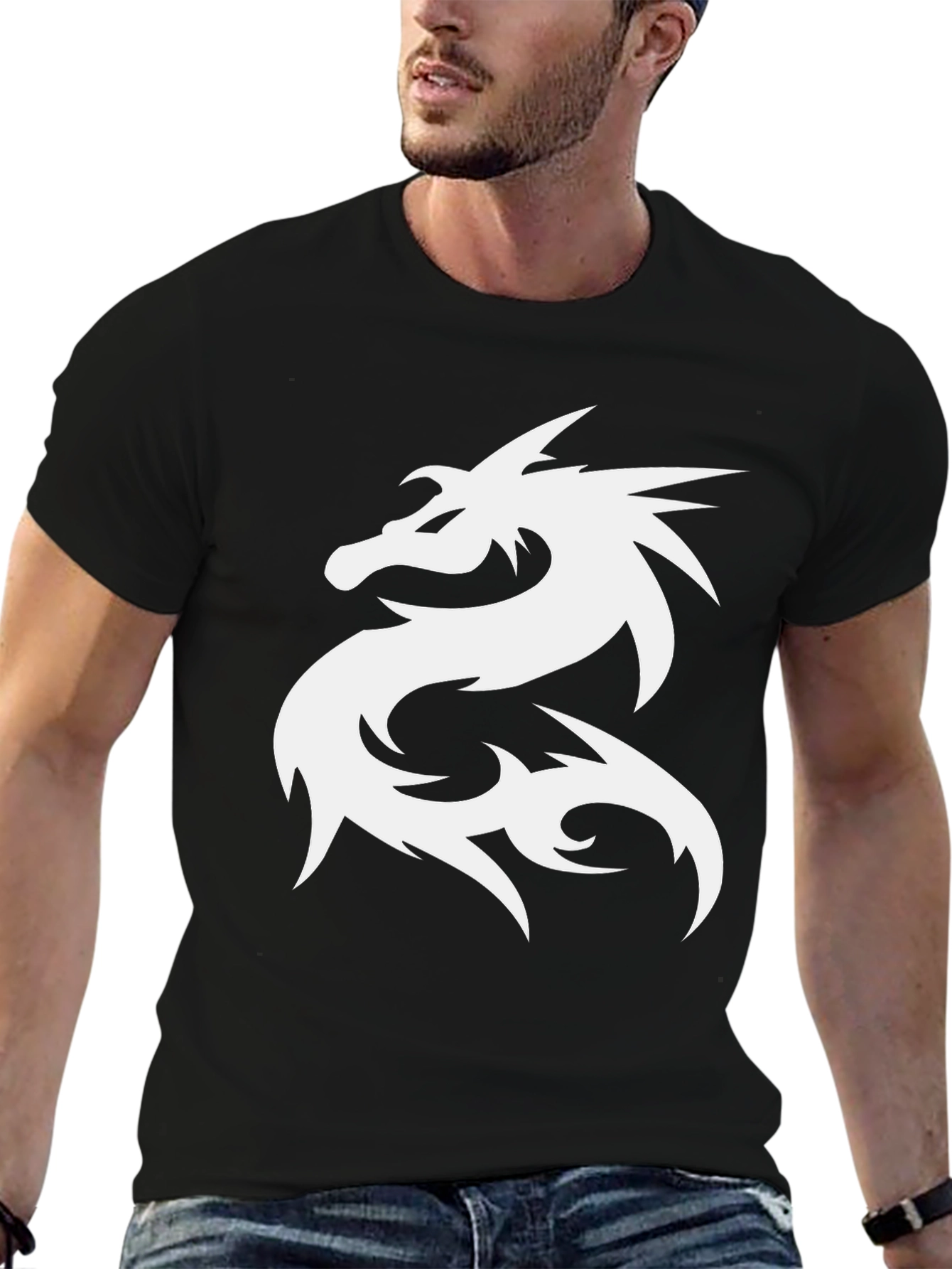 Dragon Graphic Tee - Modern Style