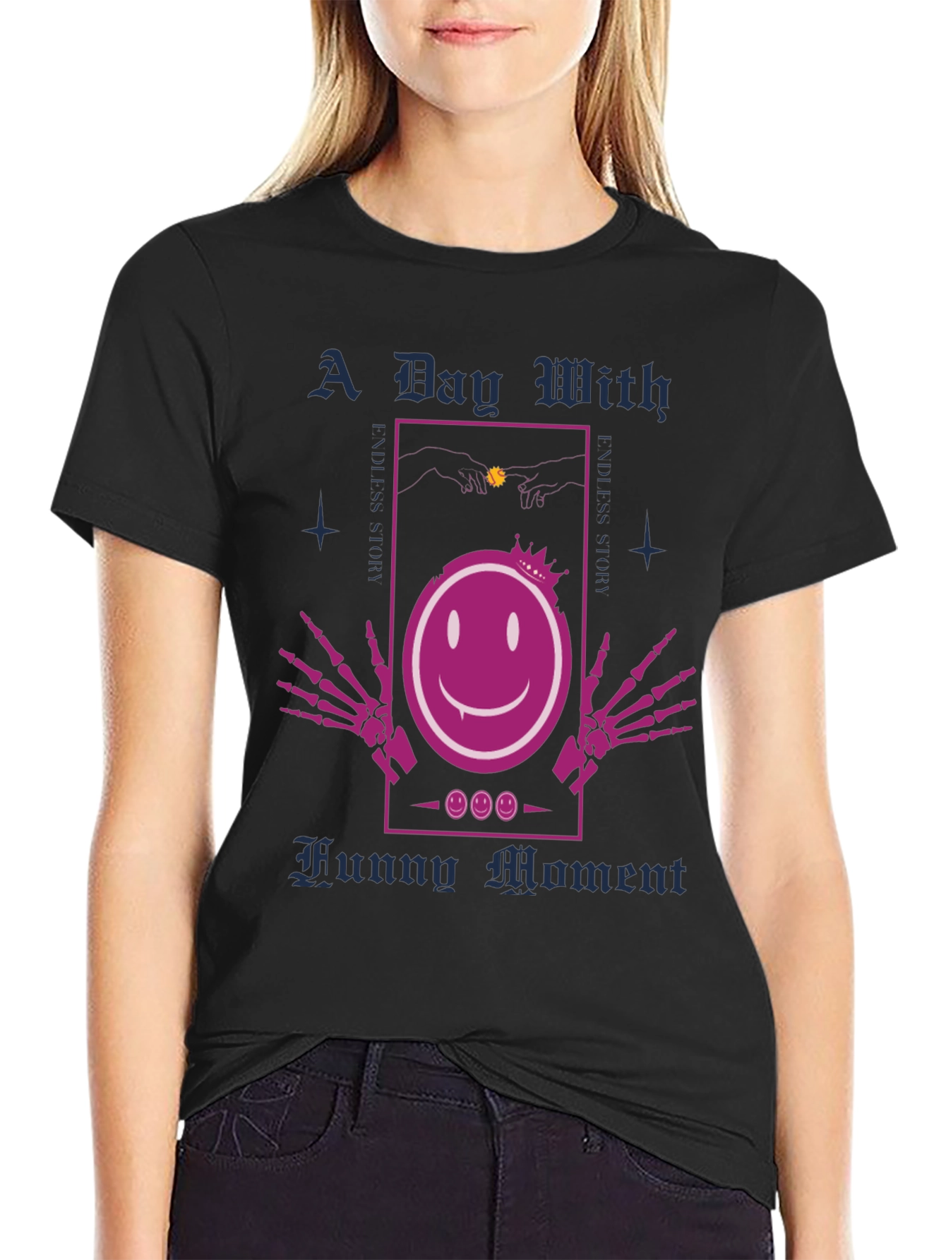 Funny Moment Graphic T-Shirt