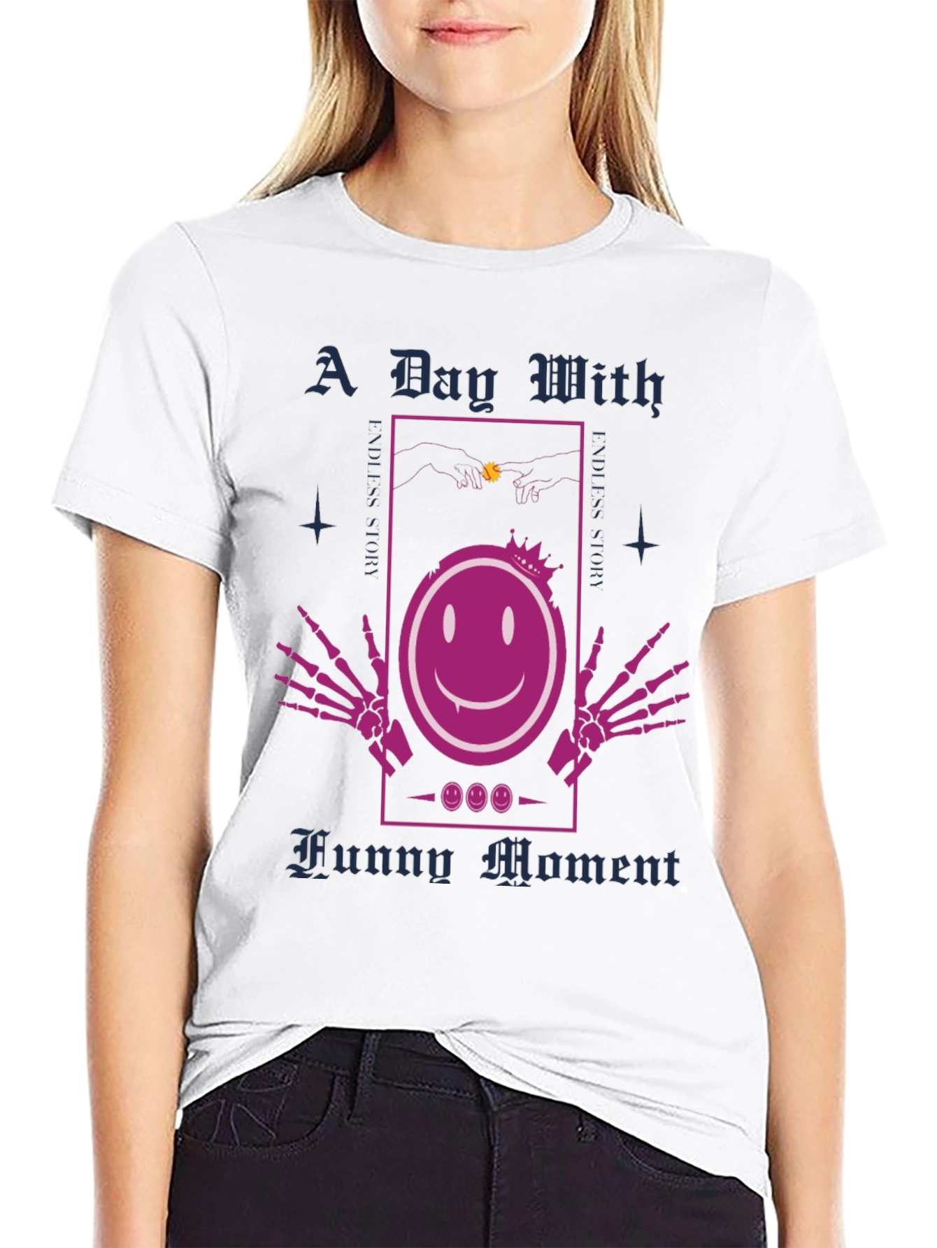 Funny Moment Graphic T-Shirt