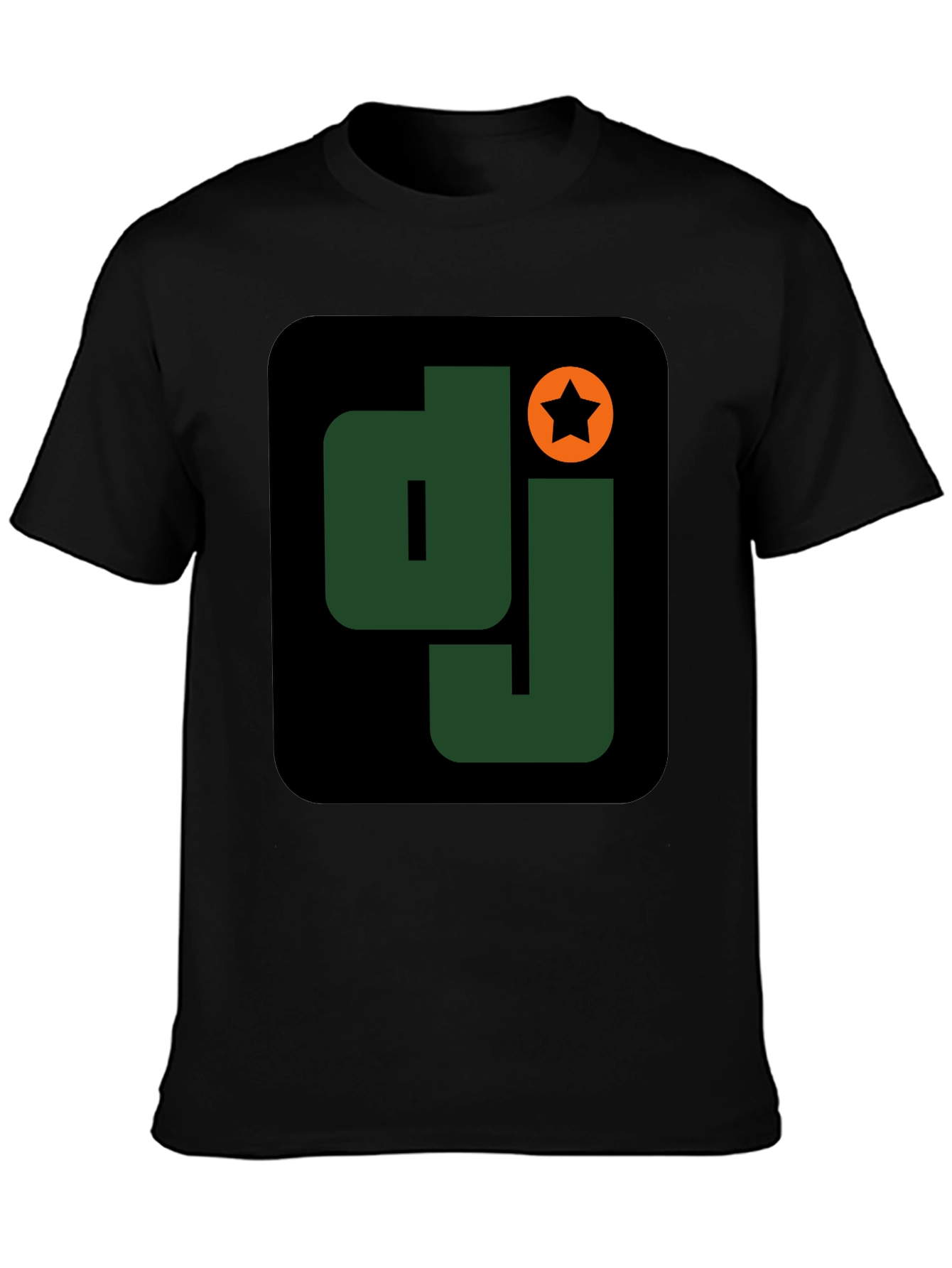 DJ Star Graphic T-Shirt - Black