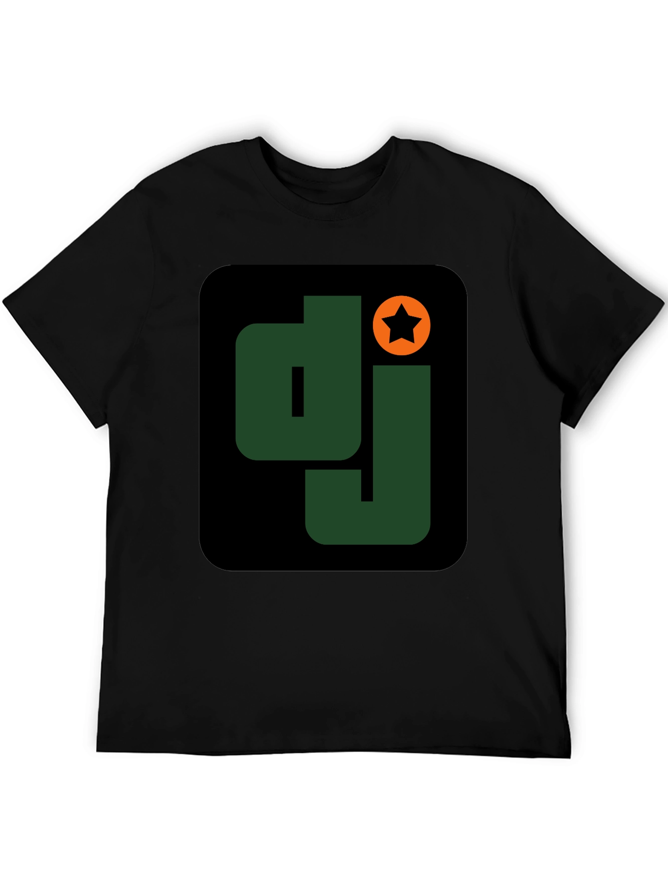 DJ Star Graphic T-Shirt - Black
