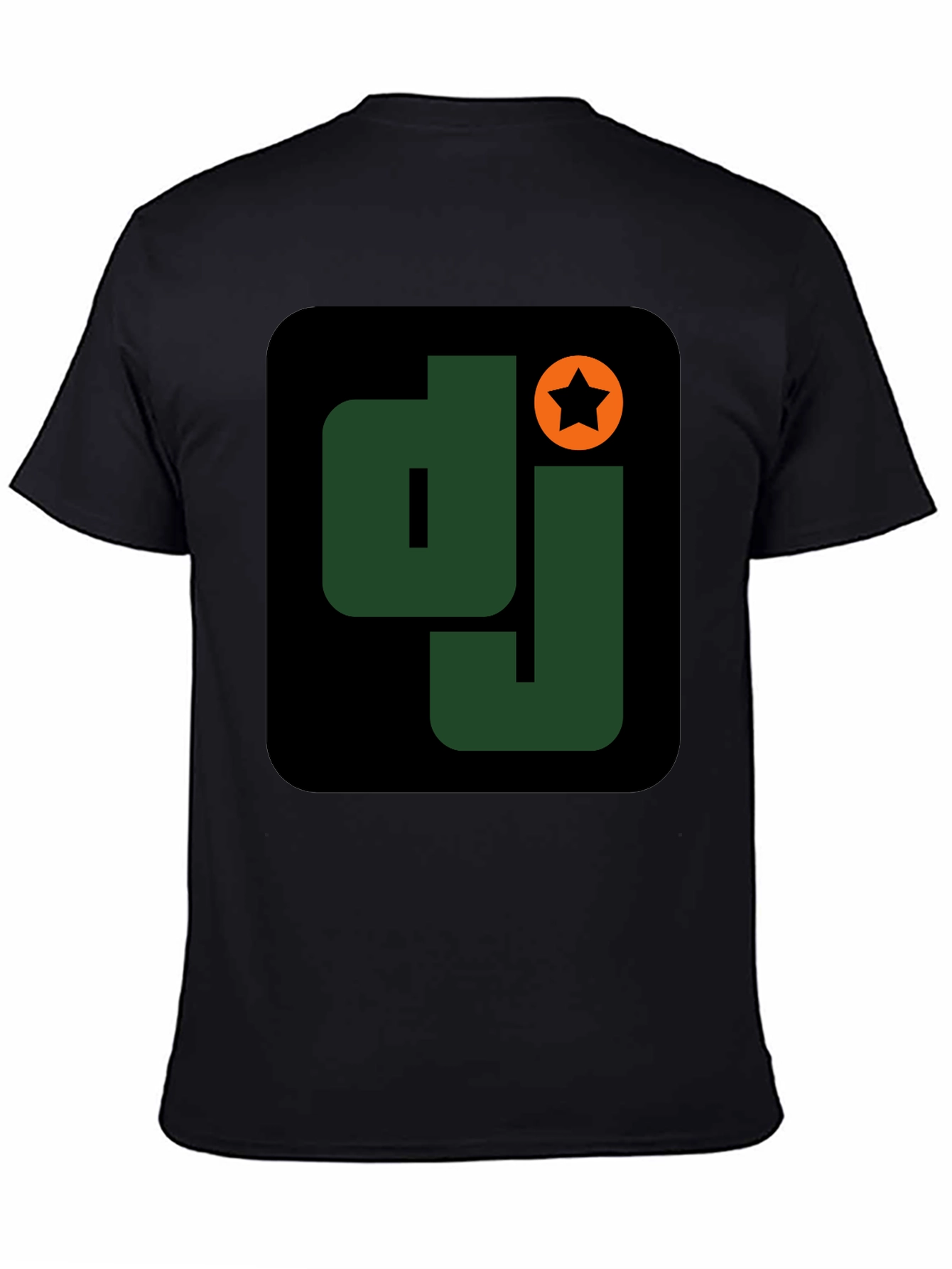 DJ Star Graphic T-Shirt - Black