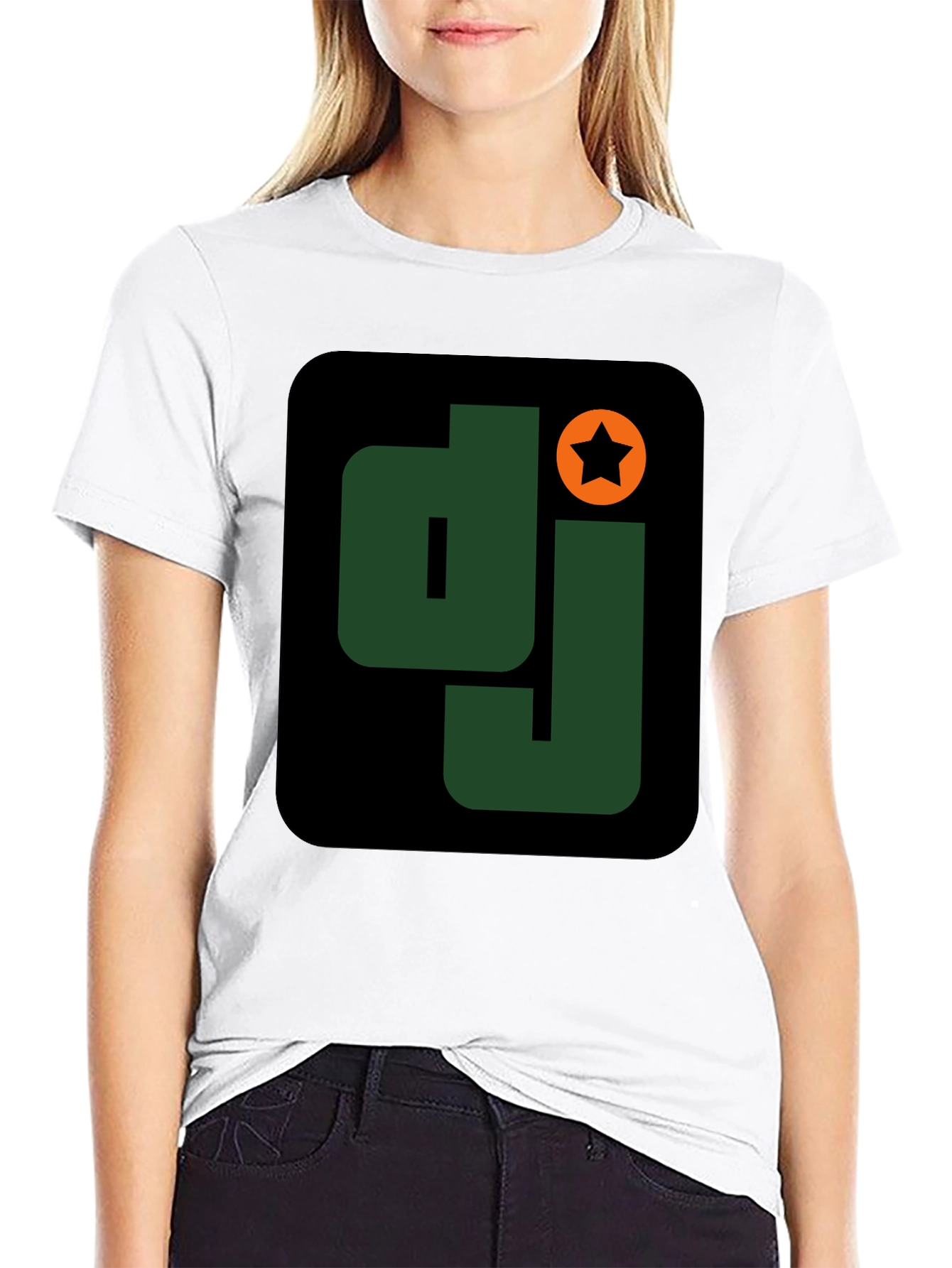 DJ Star Graphic T-Shirt - Black