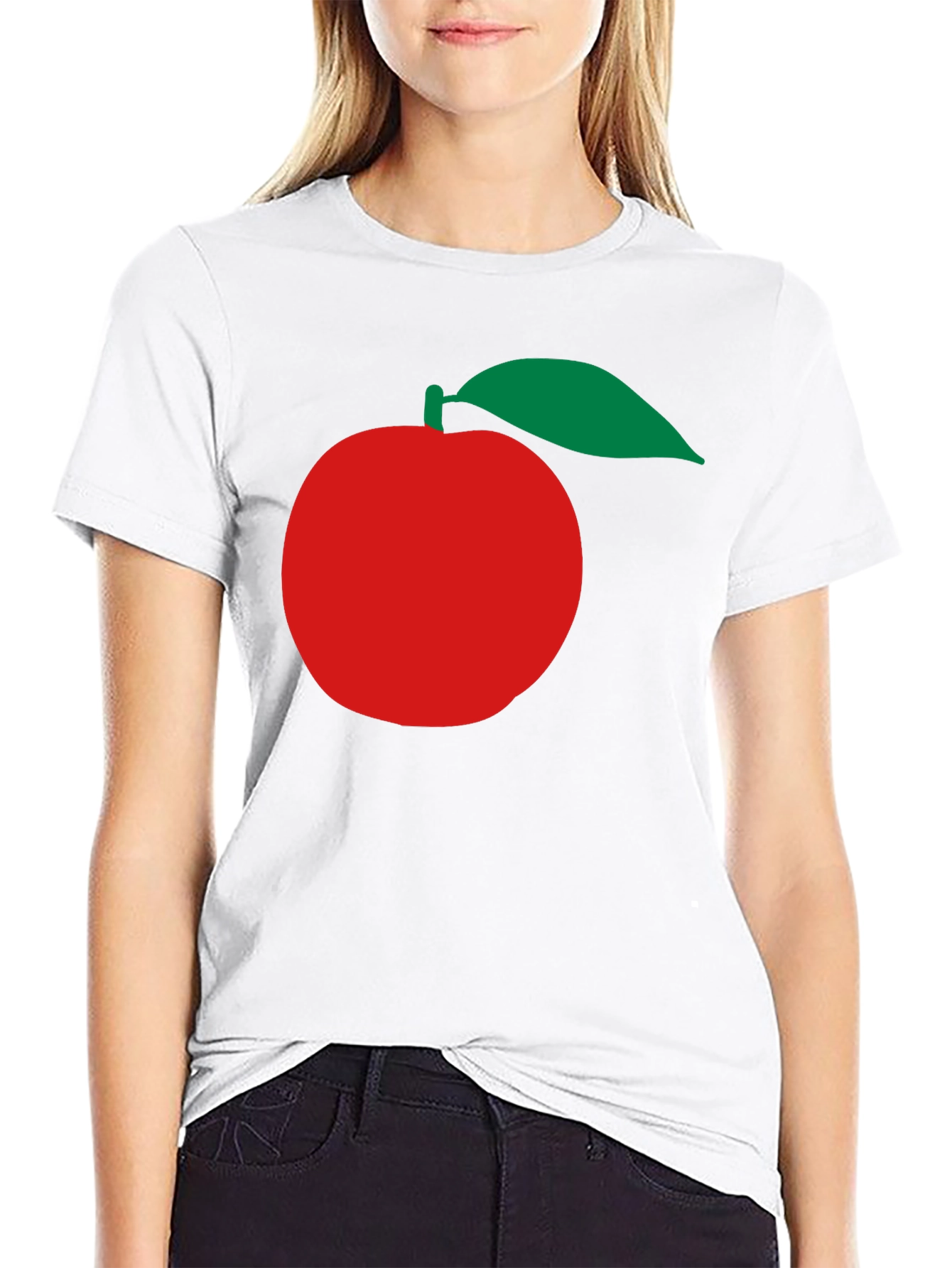Apple Graphic Black T-Shirt