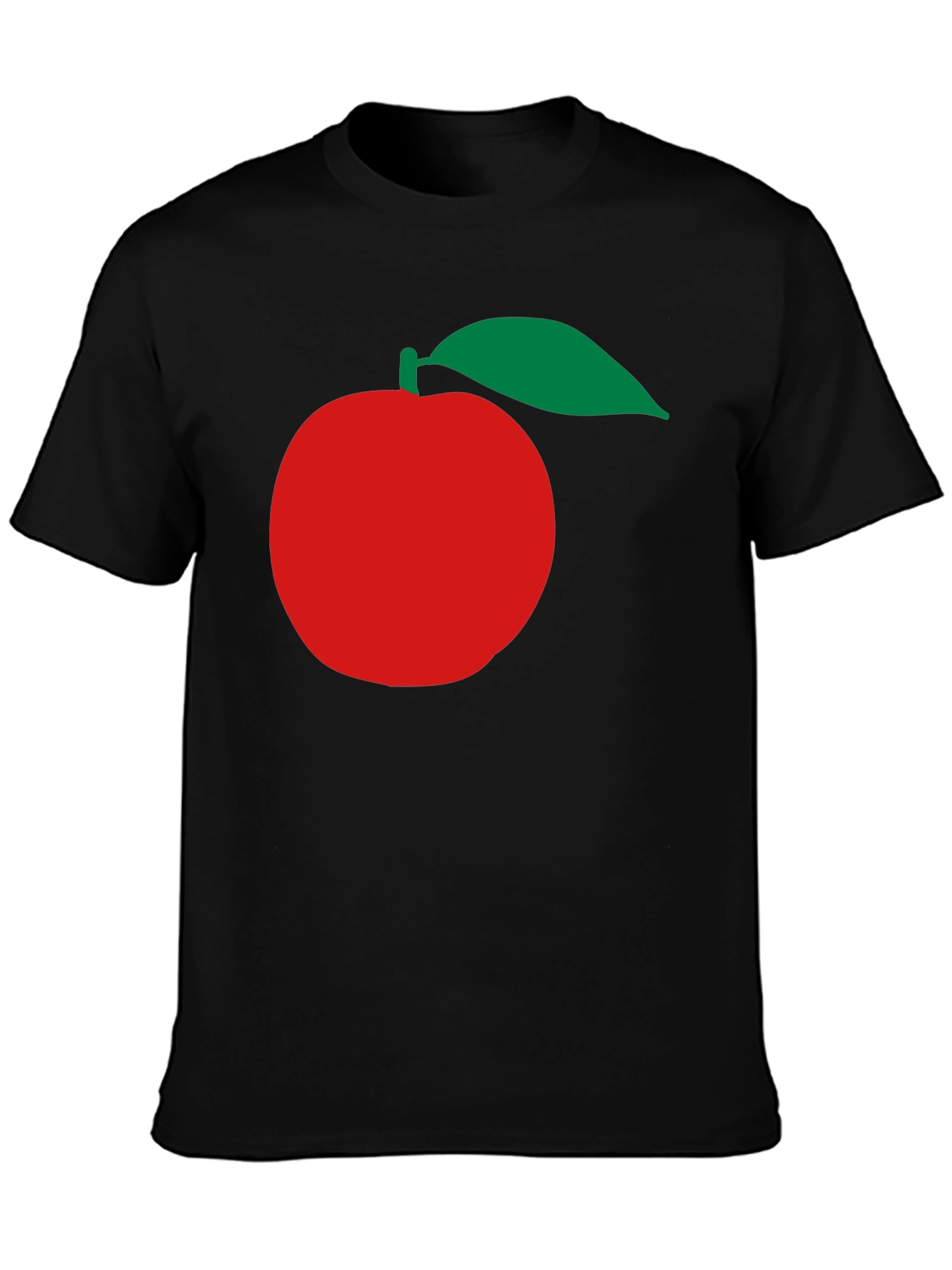Apple Graphic Black T-Shirt
