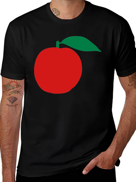 Apple Graphic Black T-Shirt