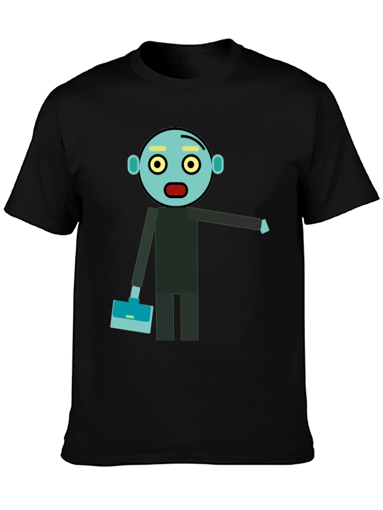 Animated Zombie Businessman Graphic Tee