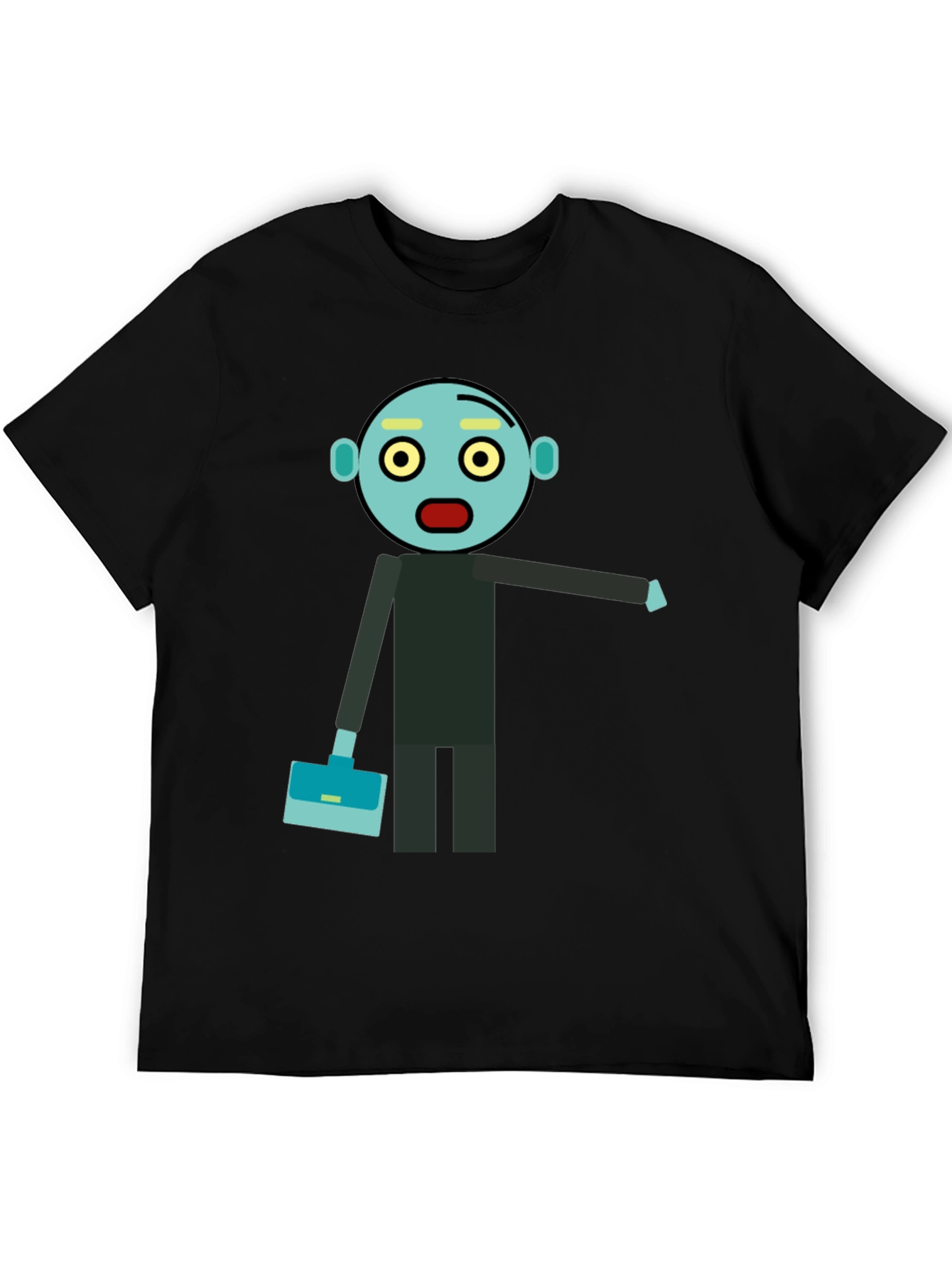 Animated Zombie Businessman Graphic Tee