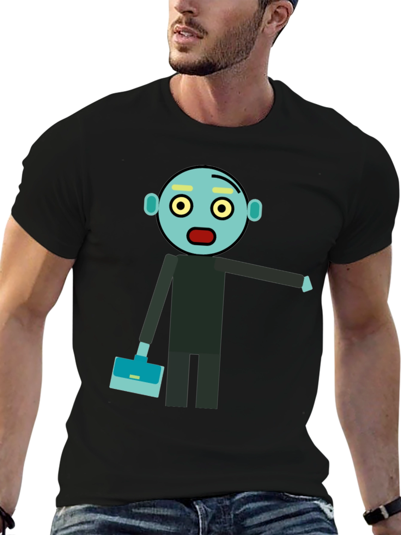 Animated Zombie Businessman Graphic Tee