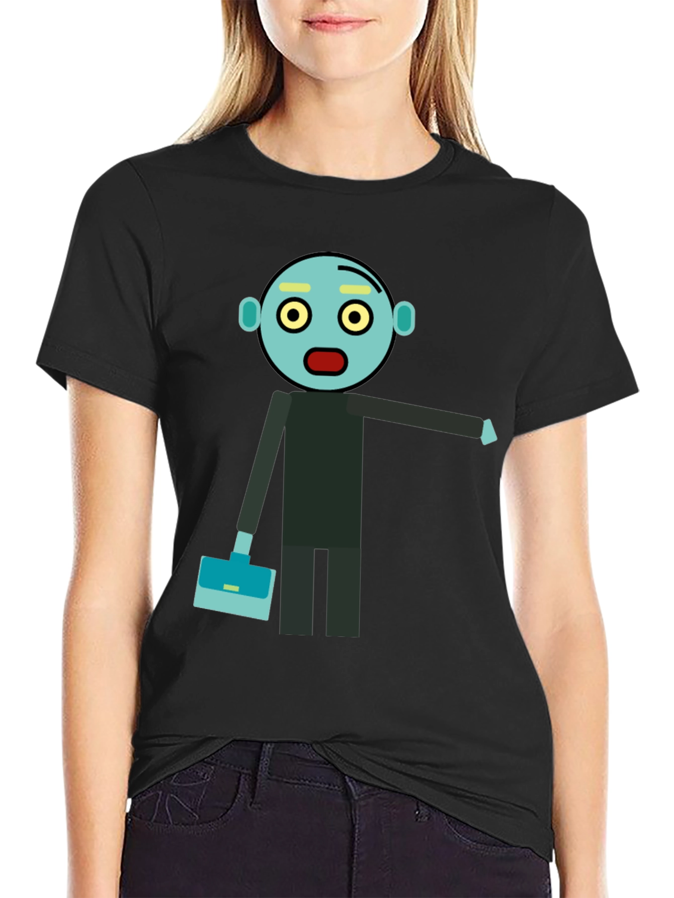 Animated Zombie Businessman Graphic Tee